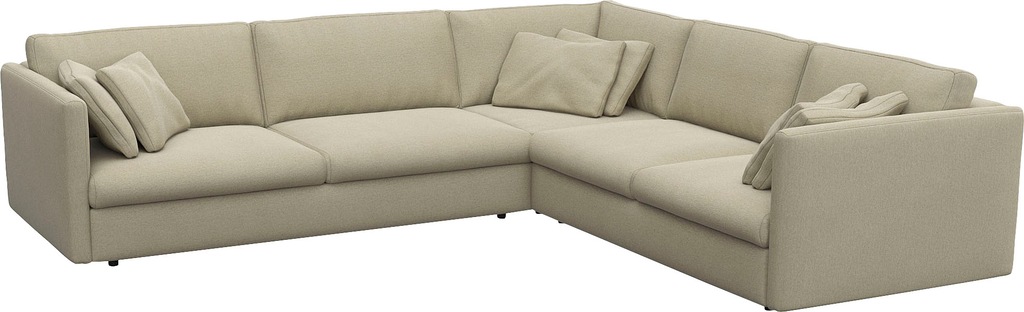 FLEXLUX Ecksofa »Lovane, elegant und zeitlos, bequem, L-Form«, Weich & ansc günstig online kaufen