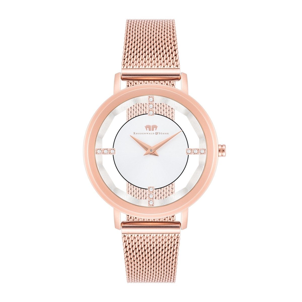 Rhodenwald & Söhne Quarzuhr Lucrezia roségold, günstig online kaufen