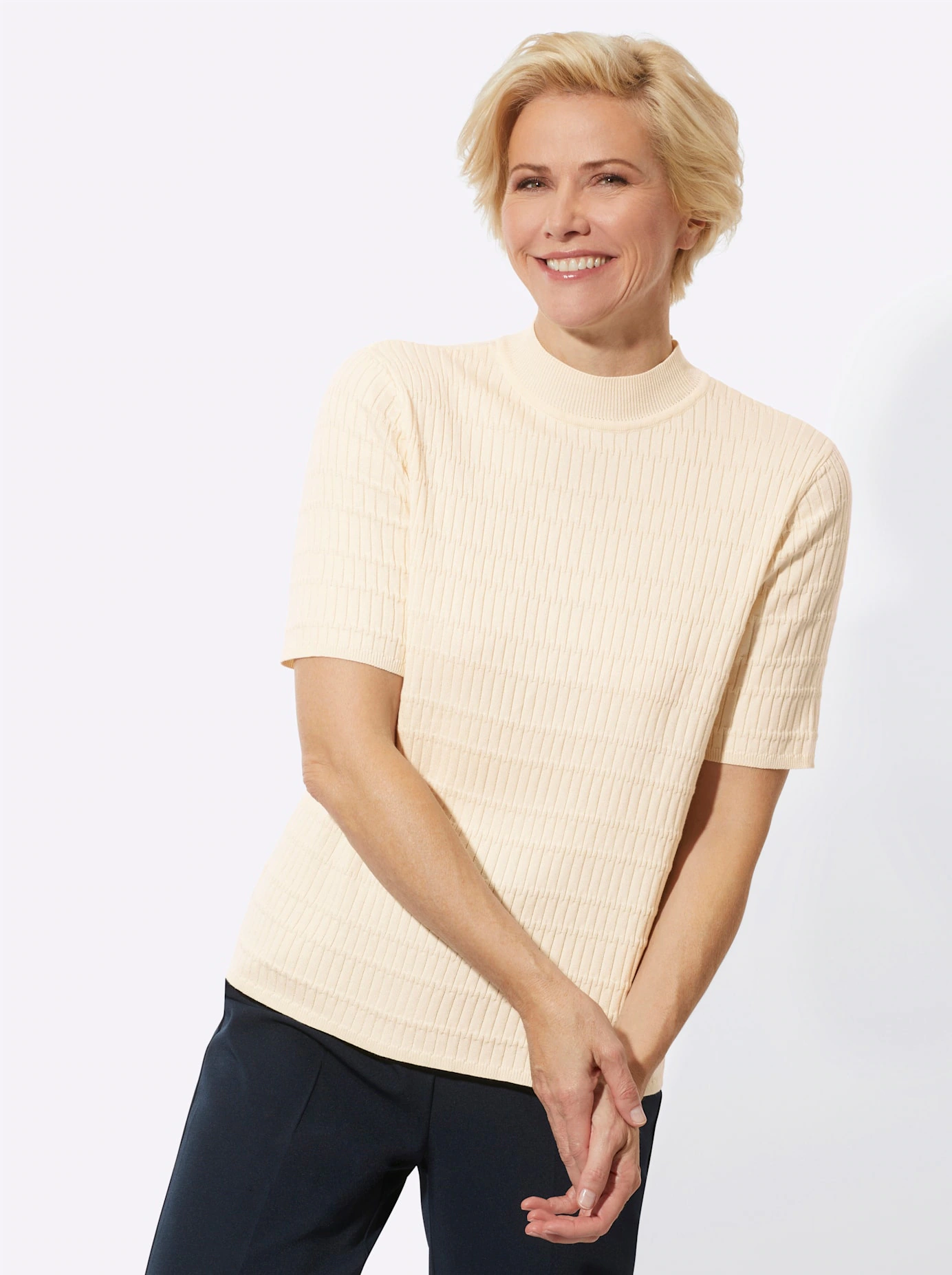 Classic Kurzarmpullover "Pullover" günstig online kaufen