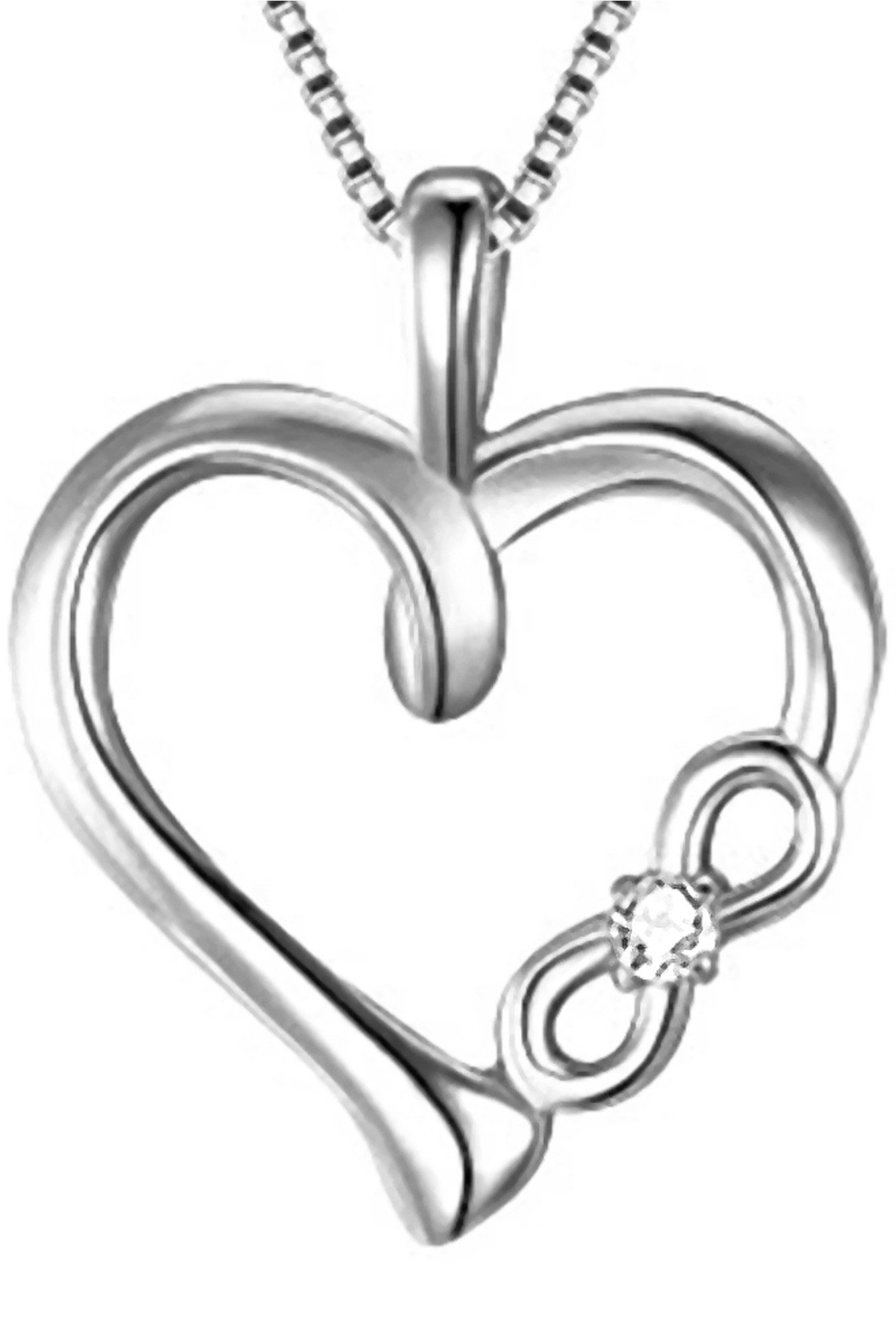 Limana Herzkette 925 Sterling Silber Herz günstig online kaufen
