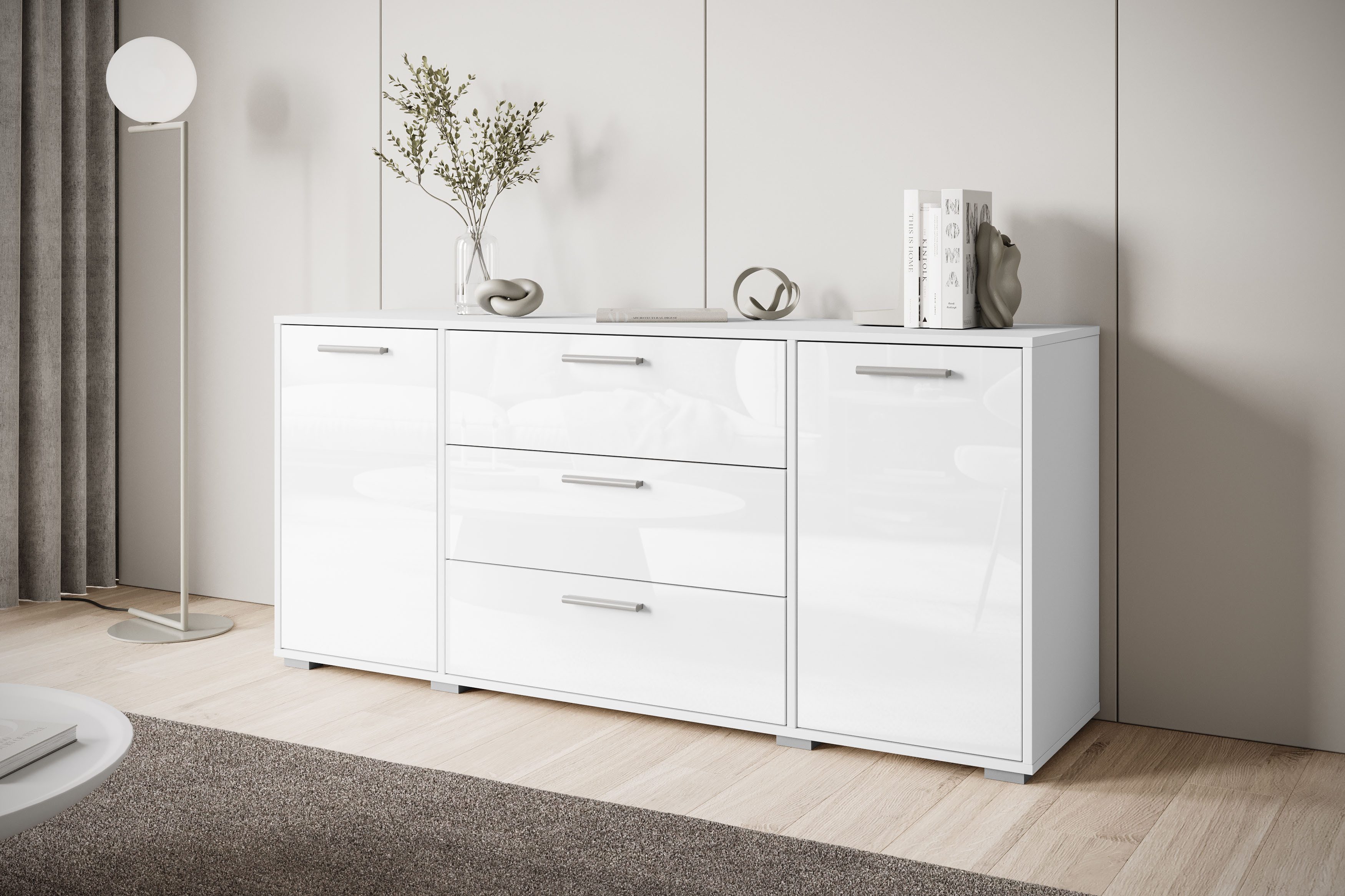 INOSIGN Sideboard "BOGOTA", moderne Kommode, Schubladenschrank mit verstell günstig online kaufen