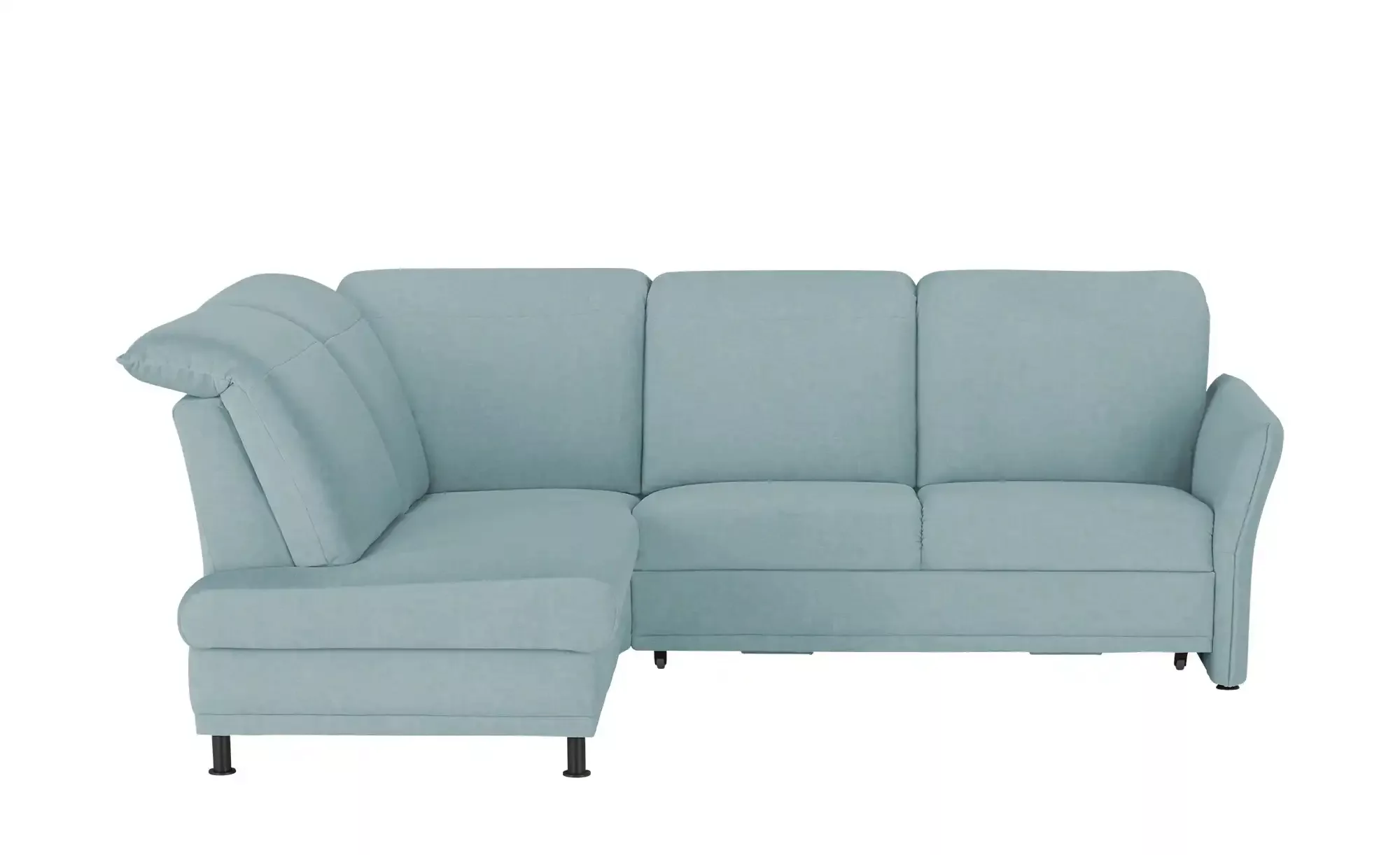 Polstermöbel Oelsa Ecksofa  Messina ¦ blau ¦ Maße (cm): B: 258 H: 92 T: 198 günstig online kaufen