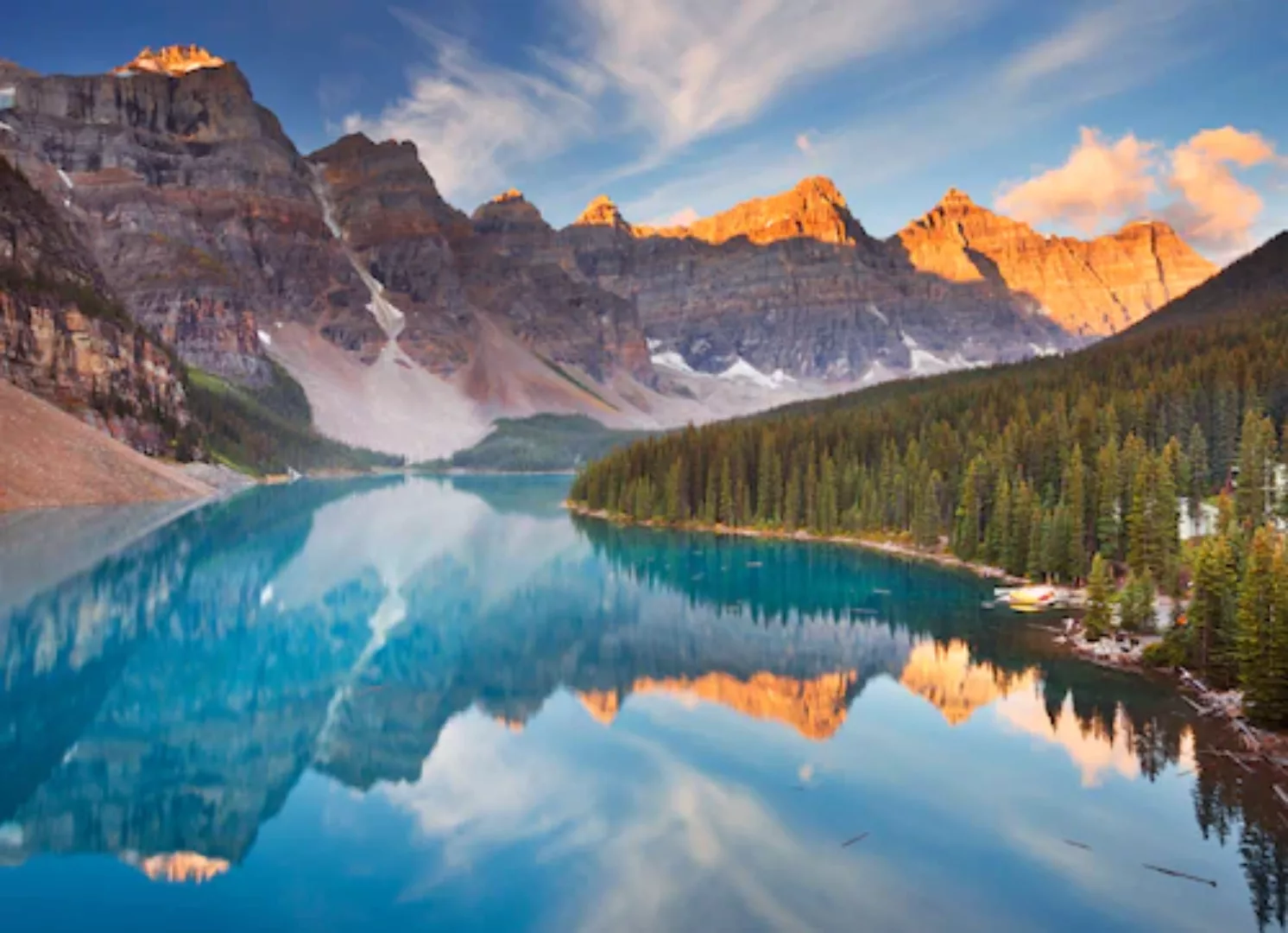 Papermoon Fototapete »Moraine Lake Rocky Mountains« günstig online kaufen
