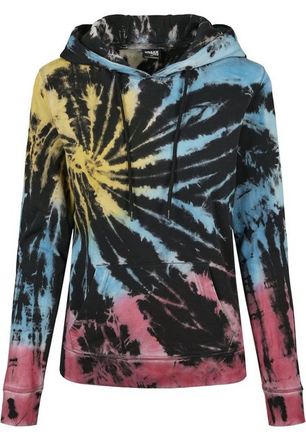 URBAN CLASSICS Kapuzenpullover Damen Ladies Tie Dye Hoody (1-tlg) günstig online kaufen