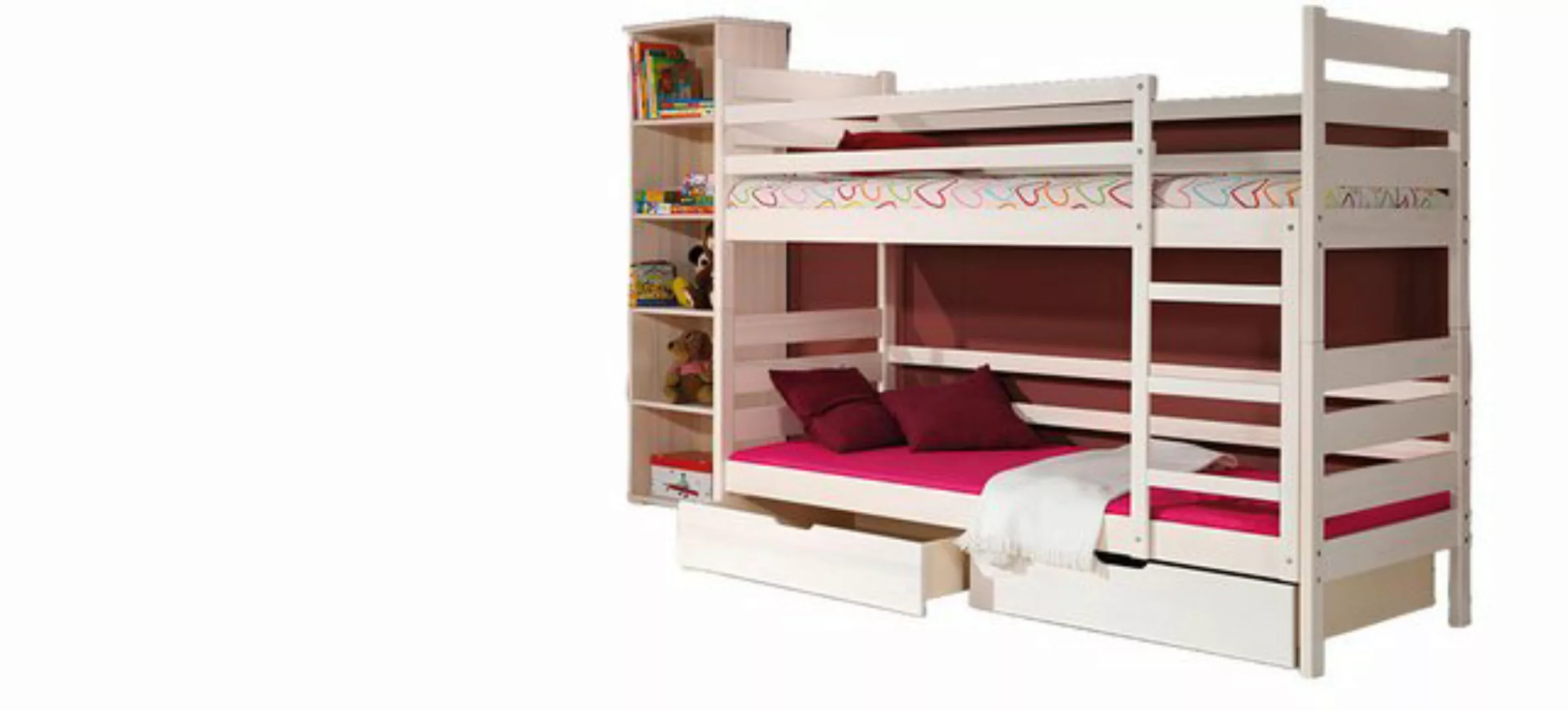 Xlmoebel Bett Doppelstock-Hochbett für Kinder mit Bettkasten in verschieden günstig online kaufen