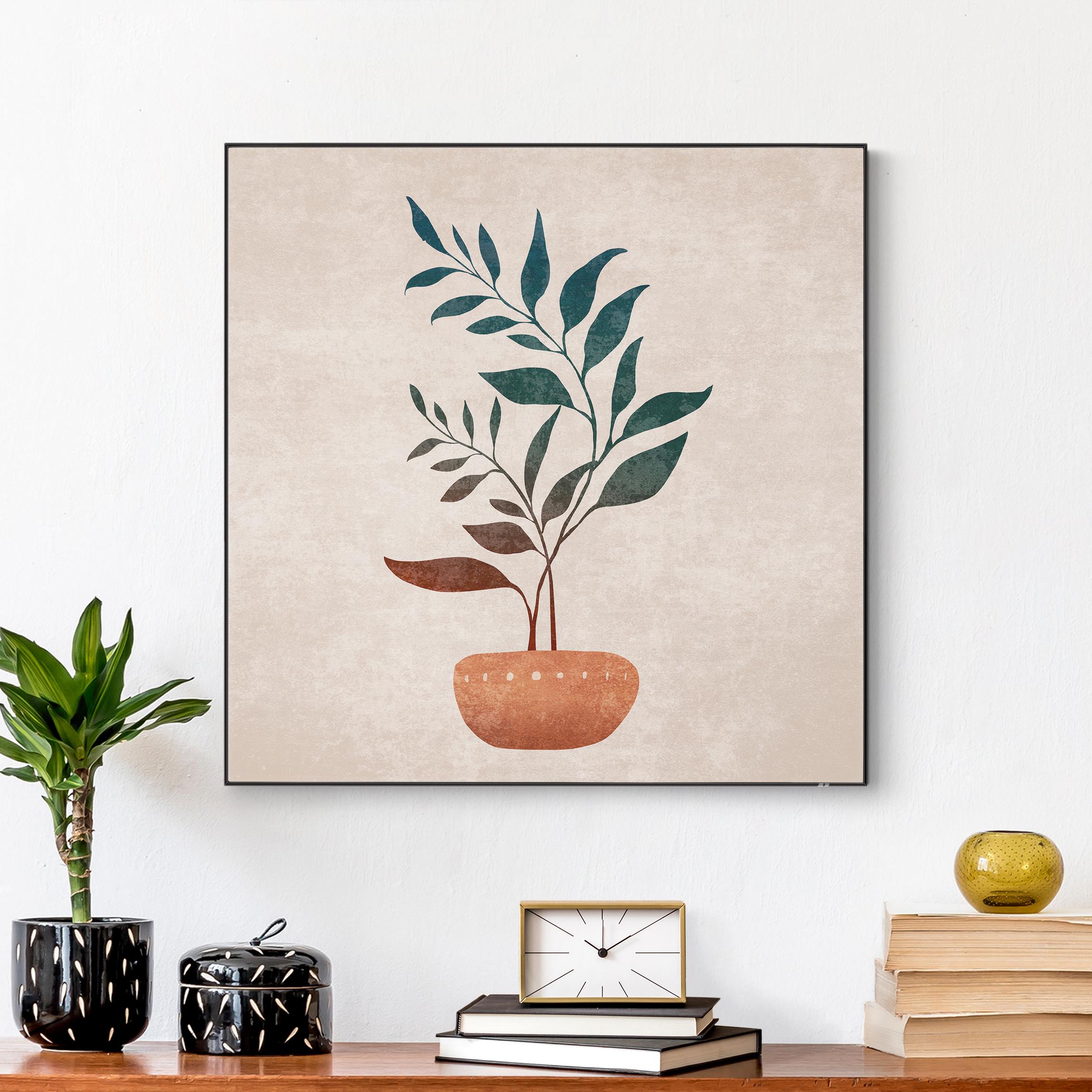 Wechselbild Boho Blätter in Vase II günstig online kaufen
