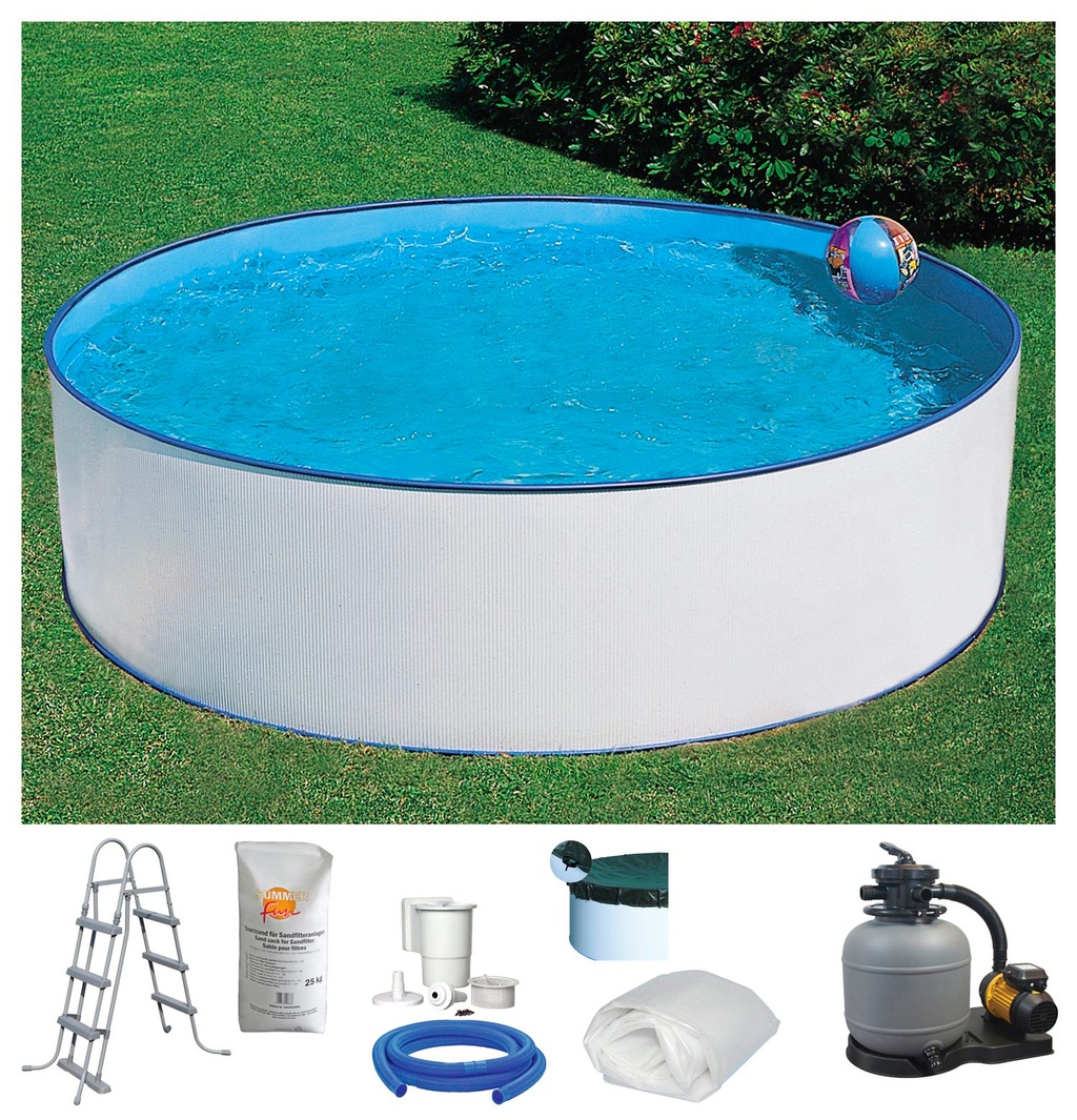 KONIFERA Rundpool "USEDOM 4", (Komplett-Set, 7 tlg.), Höhe 90 cm, in versch günstig online kaufen