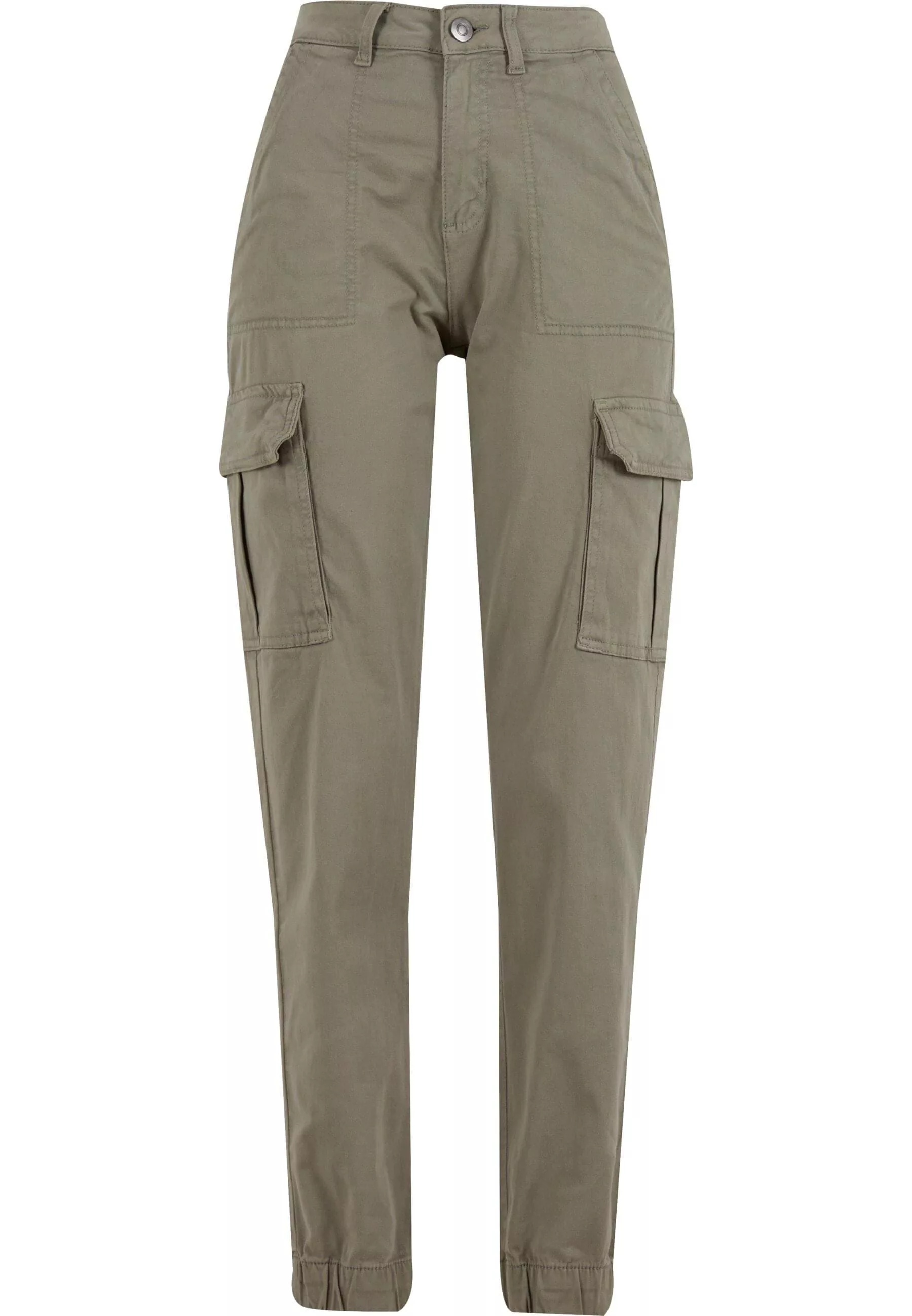 URBAN CLASSICS Stoffhose "Urban Classics Damen Ladies Cotton Twill Utility günstig online kaufen