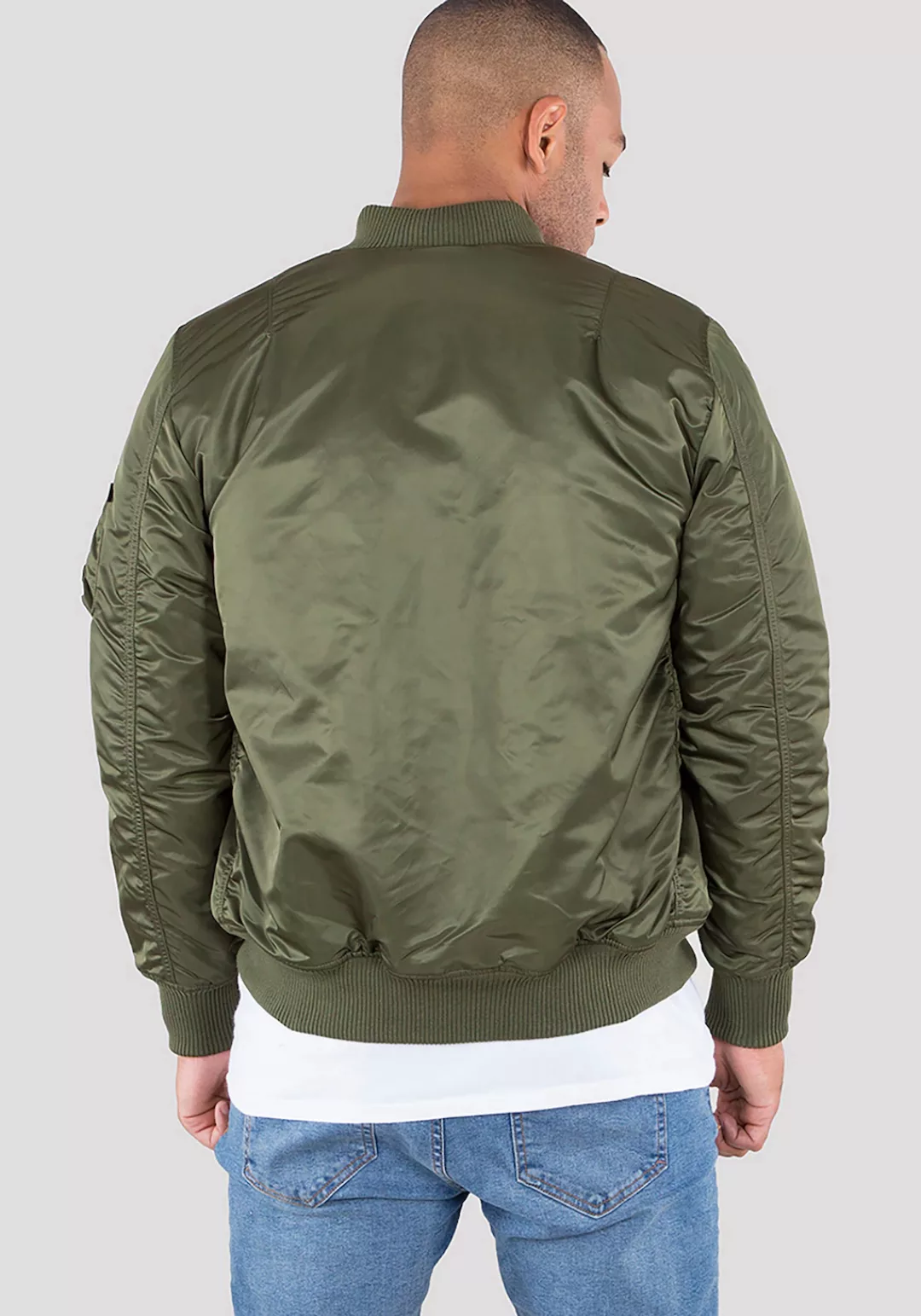 Alpha Industries Bomberjacke MA-1 VF59 LONG gefüttert günstig online kaufen