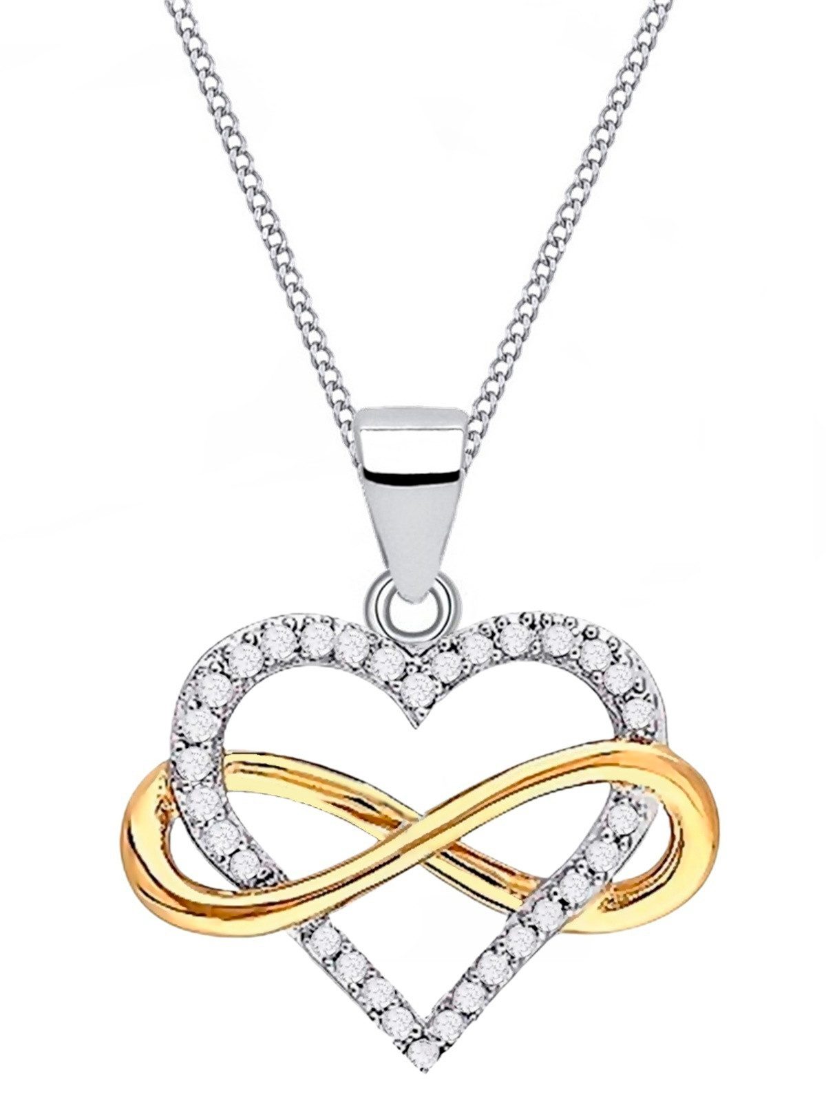 Goldene Hufeisen Kette mit Anhänger Halskette günstig online kaufen