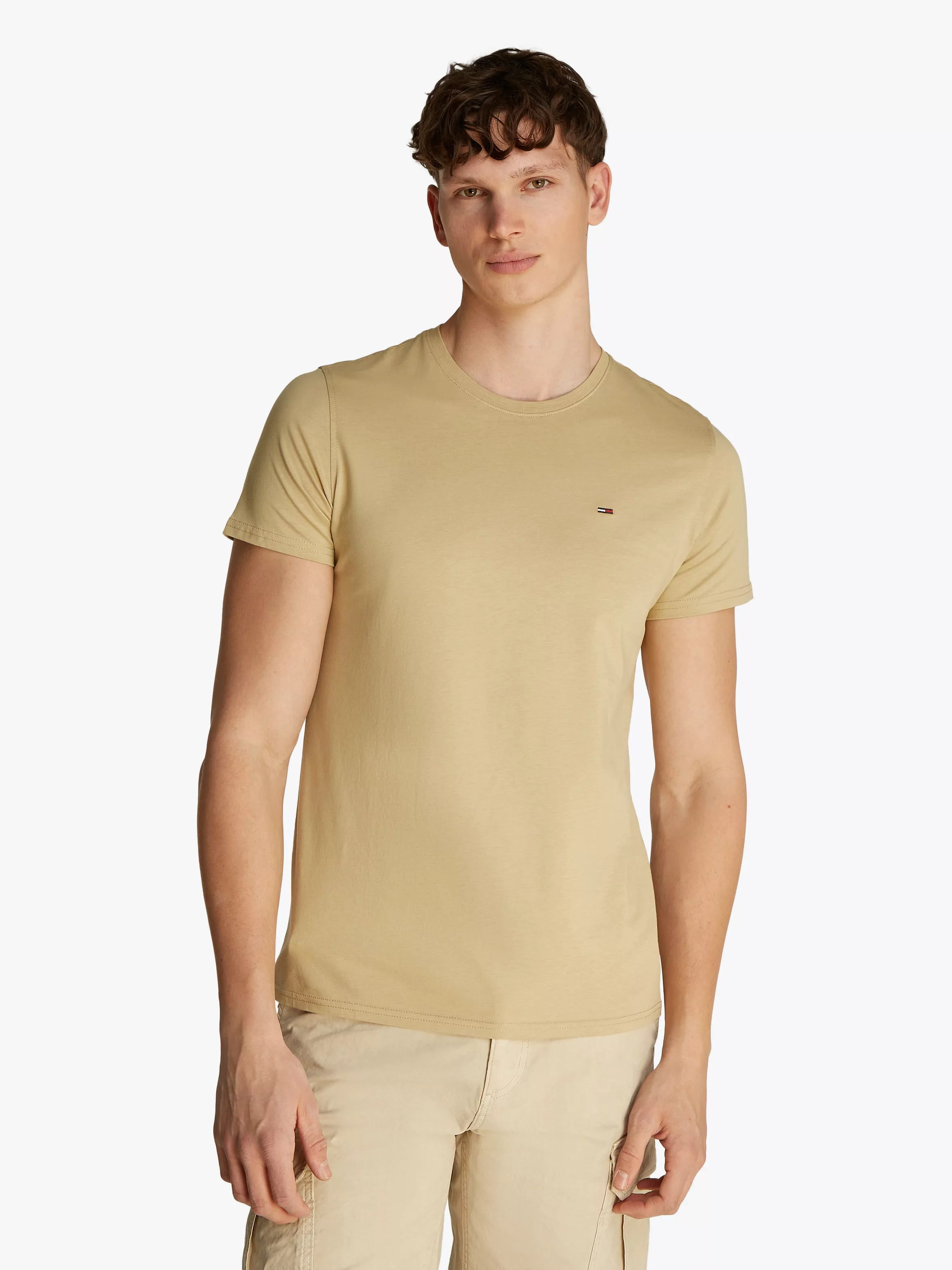 Tommy Jeans T-Shirt "TJM ESSENTIAL SOLID TEE", mit Rundhalsausschnitt und d günstig online kaufen