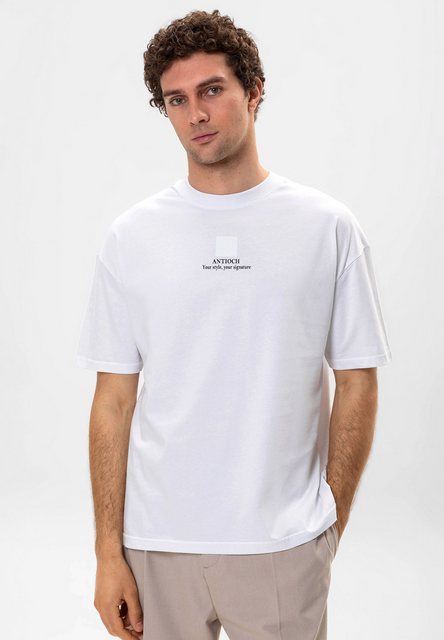 Antioch Poloshirt Printed Oversized T-Shirt günstig online kaufen