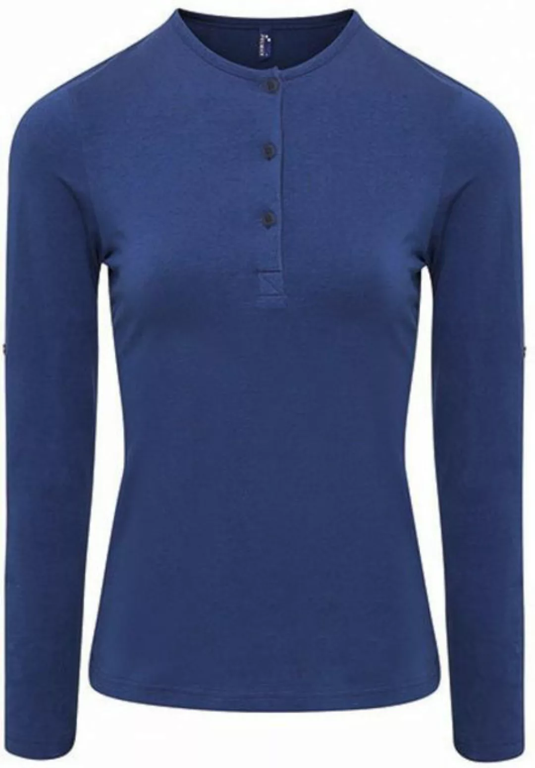 Premier Workwear Langarmshirt Damen Long-John Roll Sleeve Tee günstig online kaufen