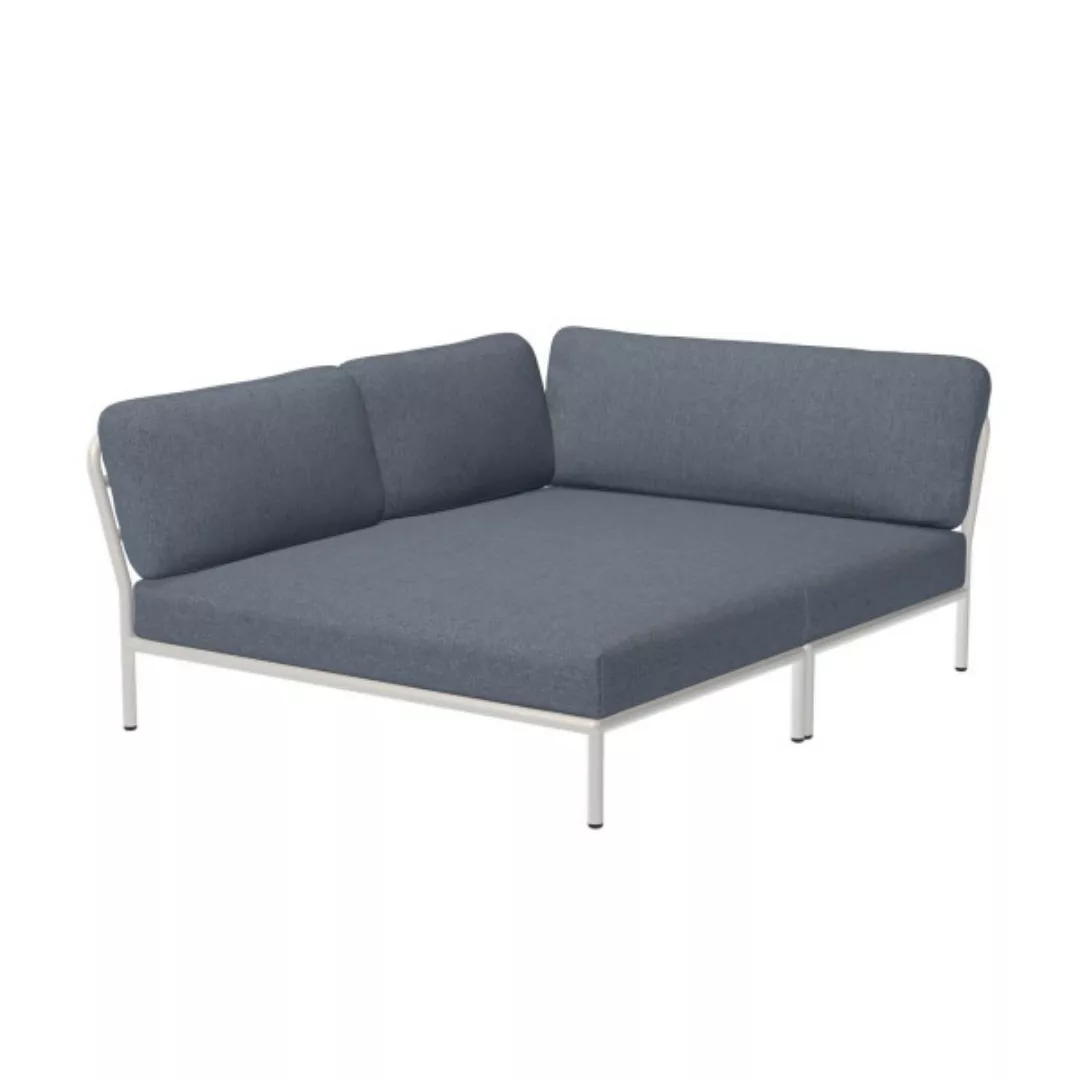 LEVEL Outdoor Eck-Sofa Lounge-Modul 5 Sky Weiß Links günstig online kaufen
