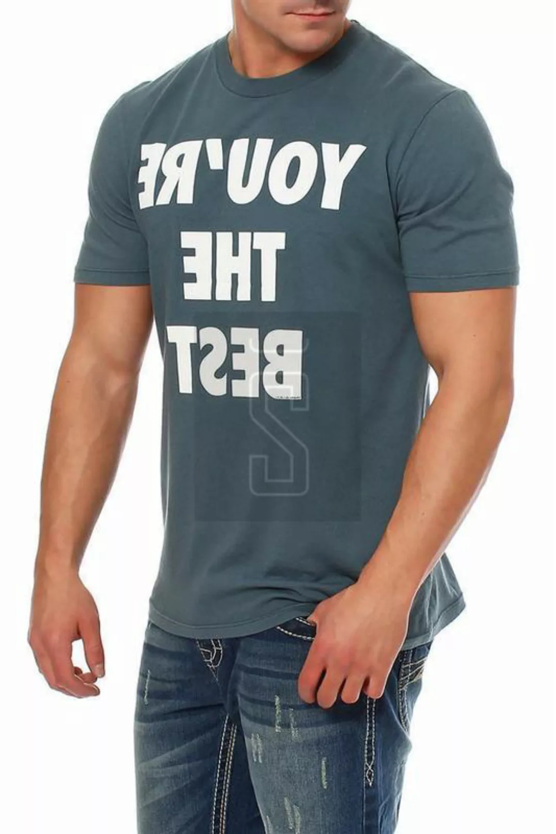 Local Celebrity Herren T-Shirt Kurzarmshirt Shirt YOU`RE THE BEST günstig online kaufen