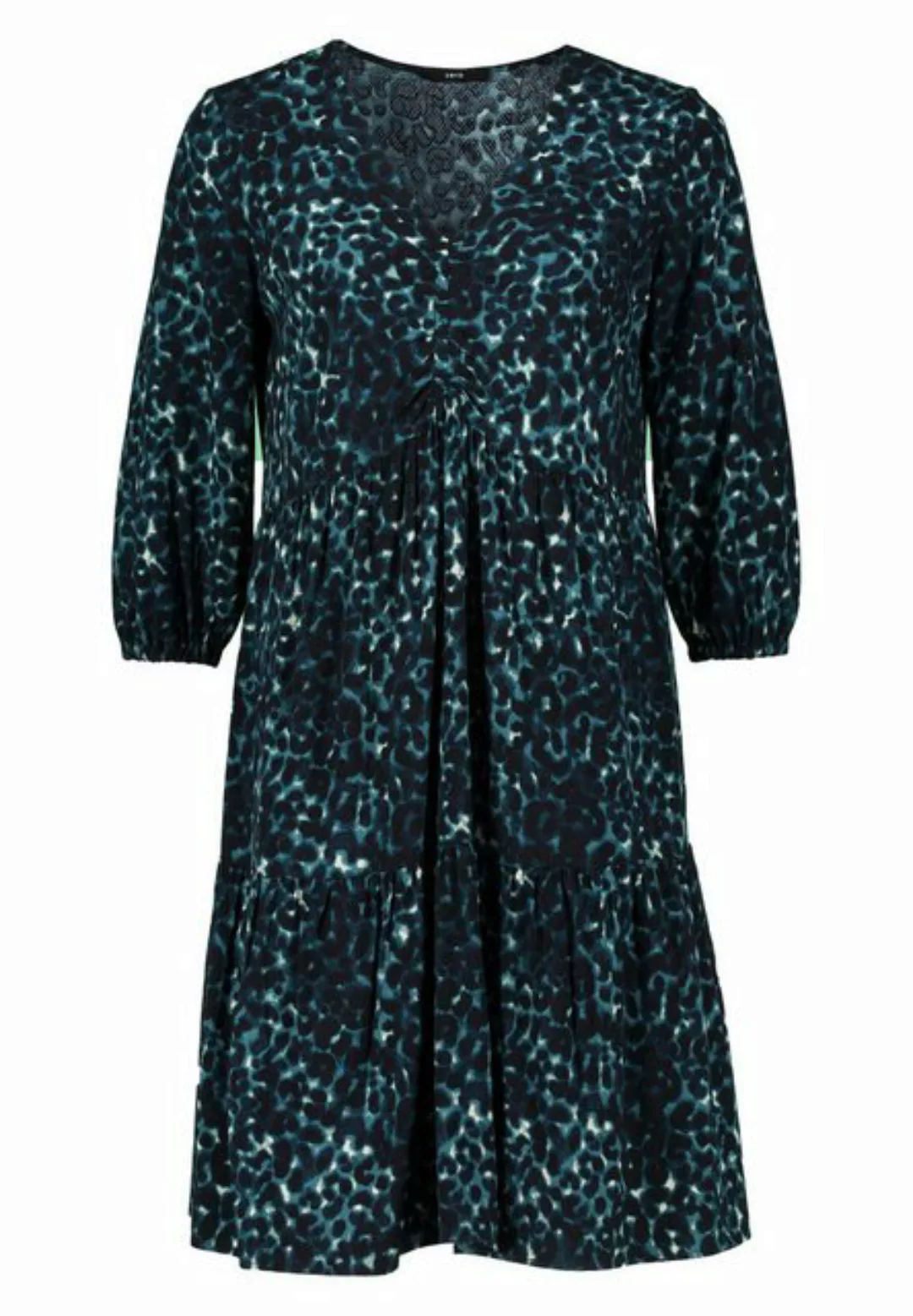 Zero Sommerkleid zero Kleid, GreenBlack günstig online kaufen