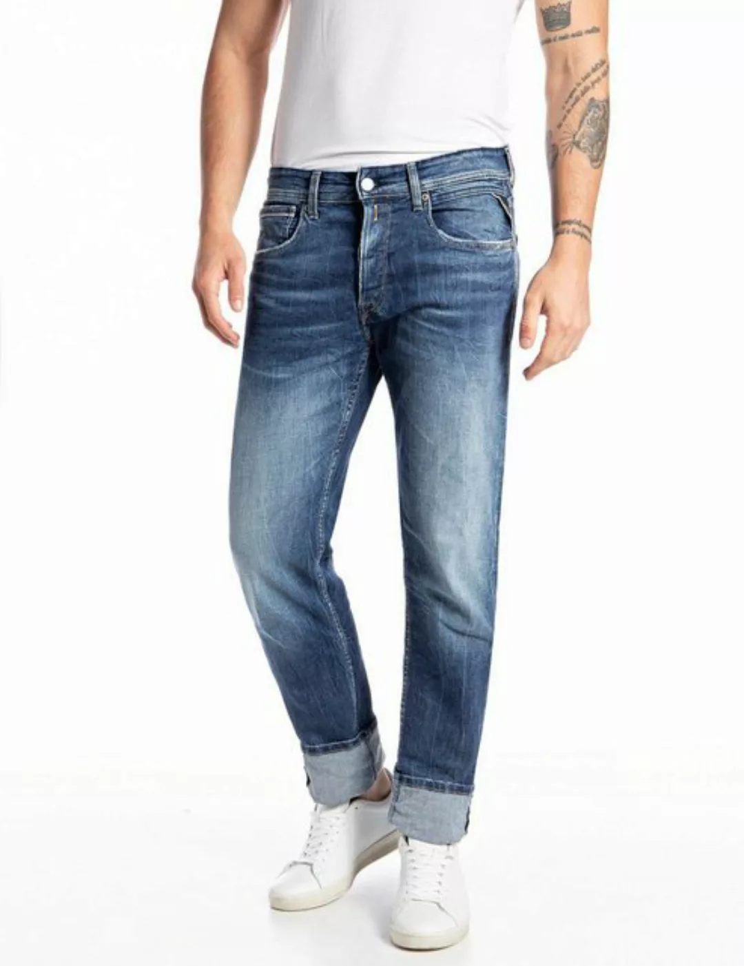 Replay Regular-fit-Jeans Jeans günstig online kaufen