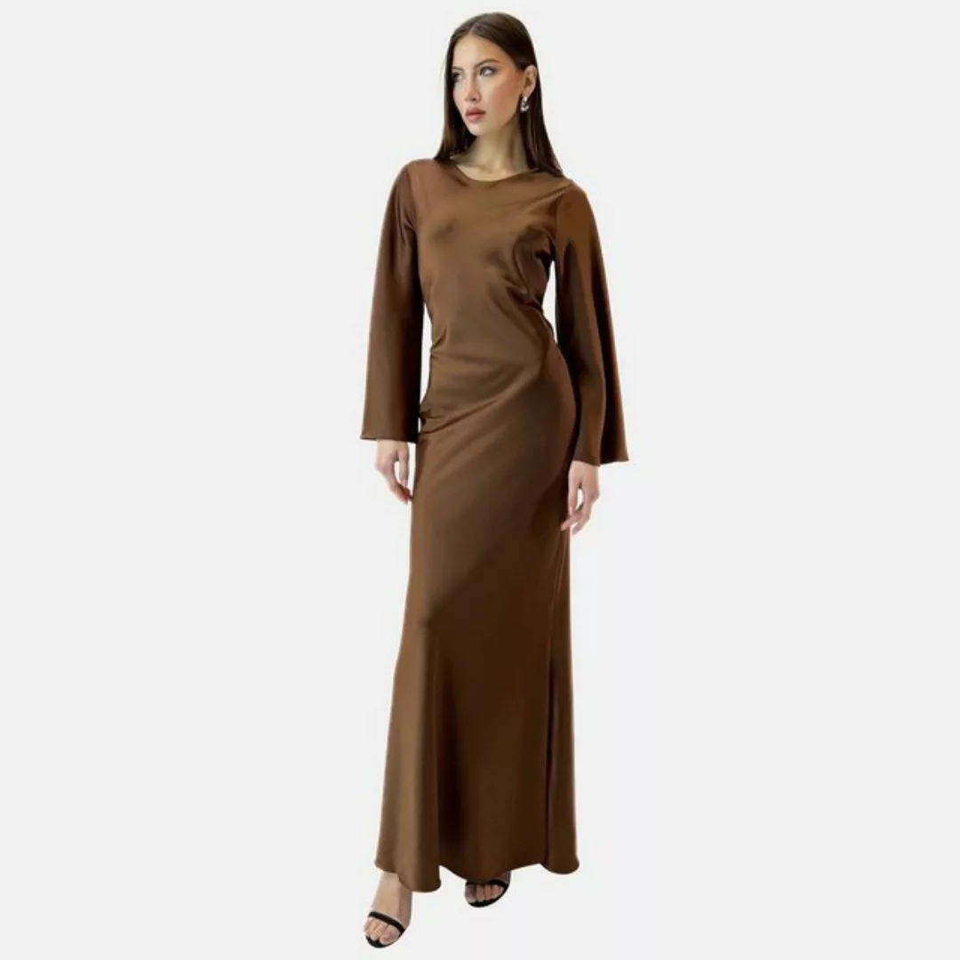 Elara Maxikleid Elara Damen Abaya mit Kopftuch (1-tlg) günstig online kaufen