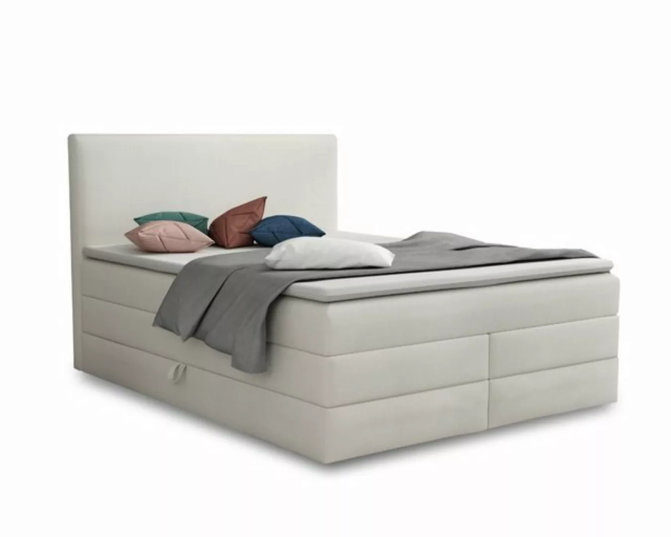 Deine Möbel 24 Boxspringbett BILL Echtes Boxspringbett Polsterbett Komplett günstig online kaufen