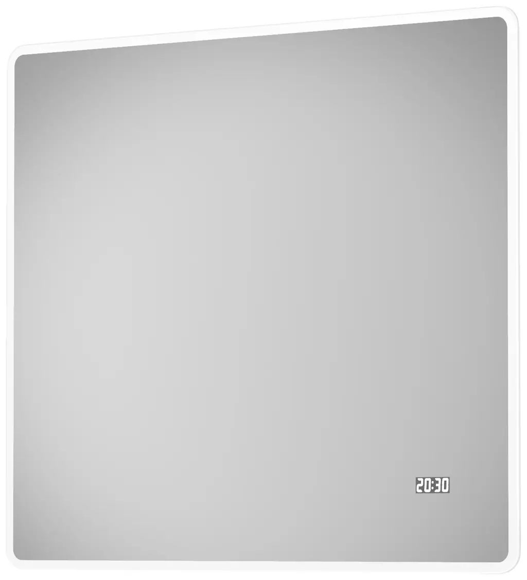 Talos Badspiegel "Sun", BxH: 80x70 cm, energiesparend, mit Digitaluhr günstig online kaufen