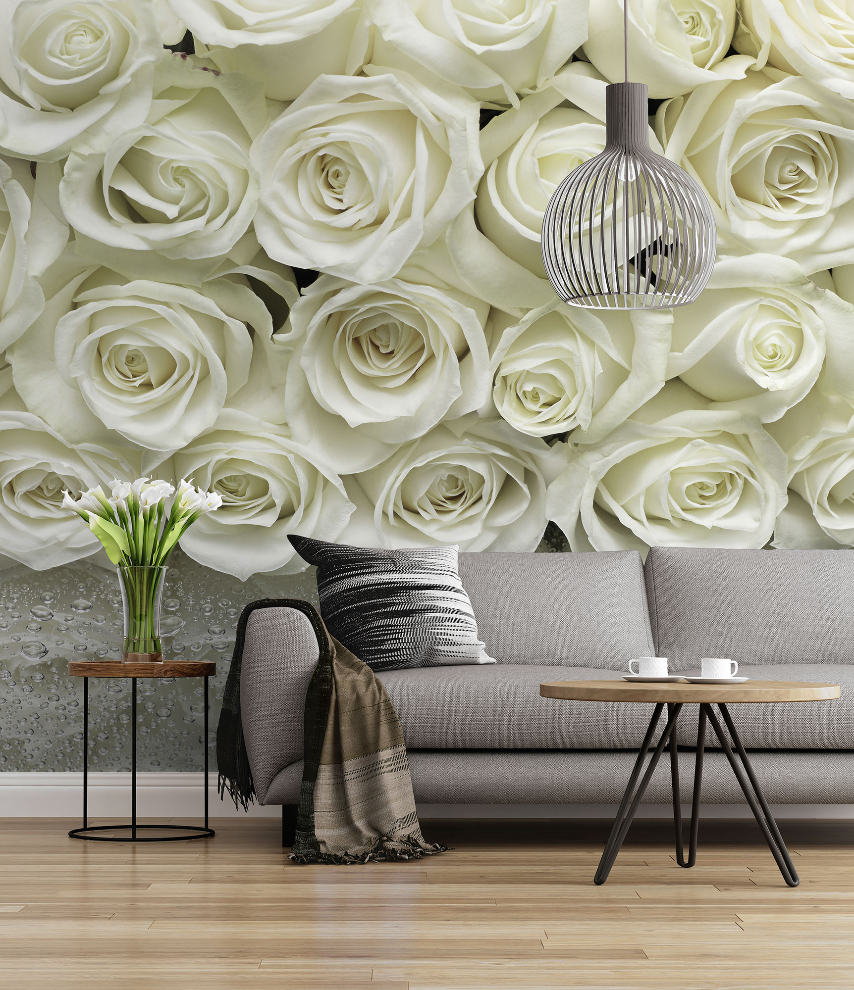 Komar Fototapete »A La Rose - Größe 368 x 254 cm«, bedruckt, Wohnzimmer, Sc günstig online kaufen