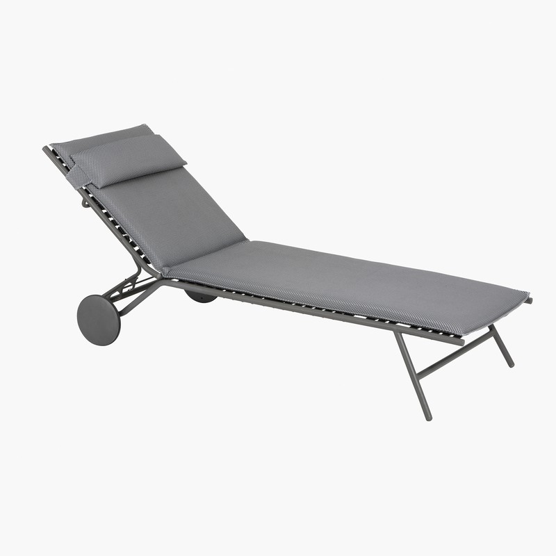 Sonnenliege Miami II BeComfort® silber günstig online kaufen