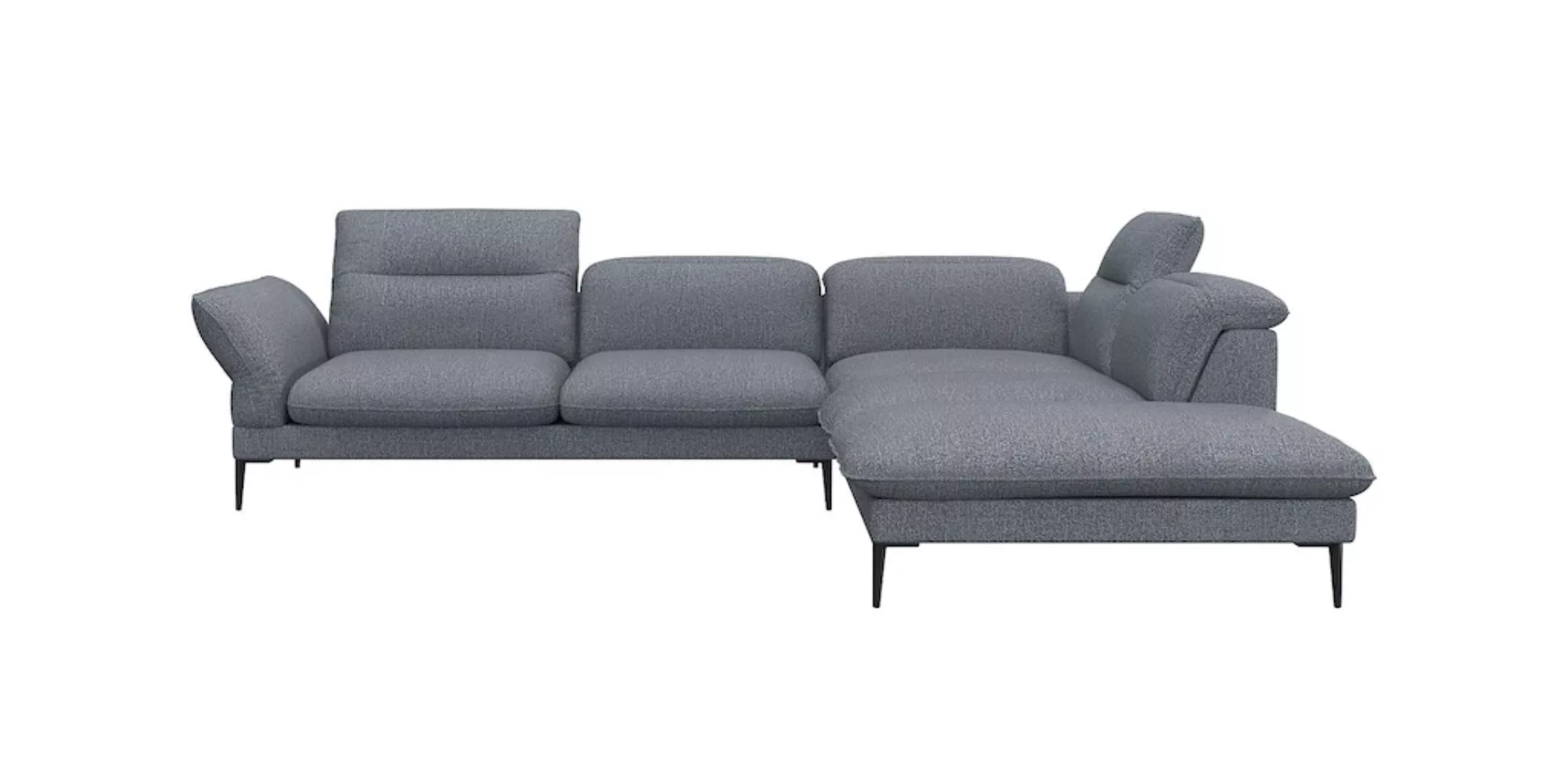 FLEXLUX Ecksofa "Salino, Funktionssofa mit Ottomane, Relaxsofa, Ecksofa", S günstig online kaufen