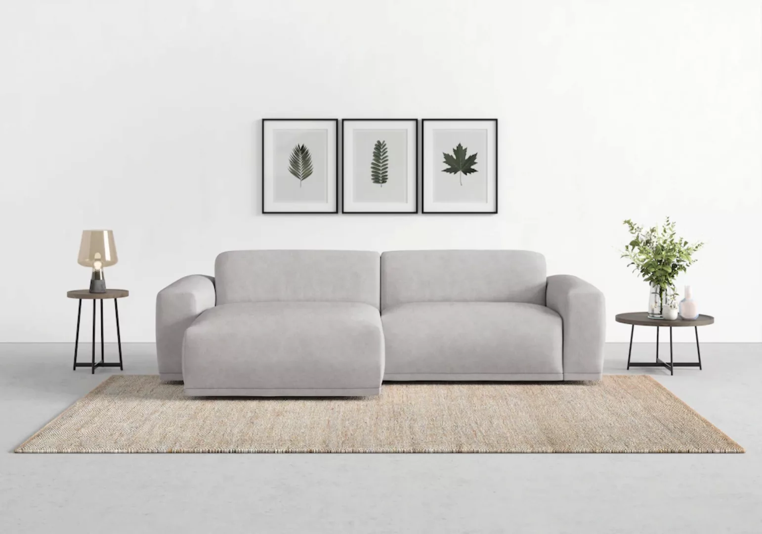 TRENDMANUFAKTUR Ecksofa "Braga, mit hochwertigem Kaltschaum, L-Form, in Cor günstig online kaufen