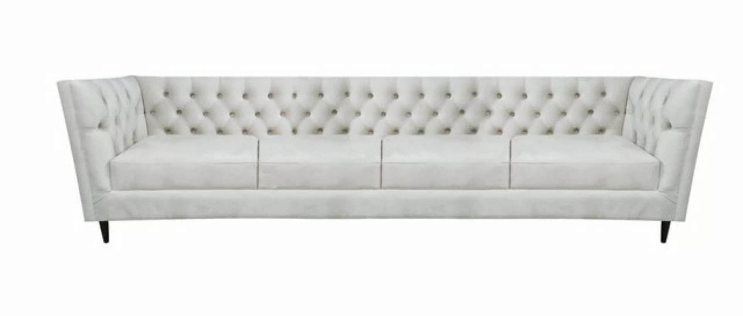 JVmoebel Chesterfield-Sofa Design Sofa Viersitzer Couch Chesterfield Polste günstig online kaufen