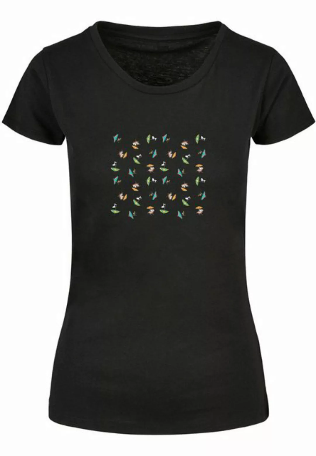 Merchcode T-Shirt Merchcode Damen Ladies Peanuts Umbrellas V2 Basic Tee (1- günstig online kaufen
