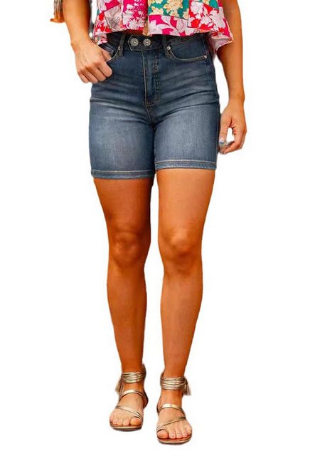 CHENIN Jeansshorts Retro slim slim jeansshorts für damen Jeansshorts mit be günstig online kaufen