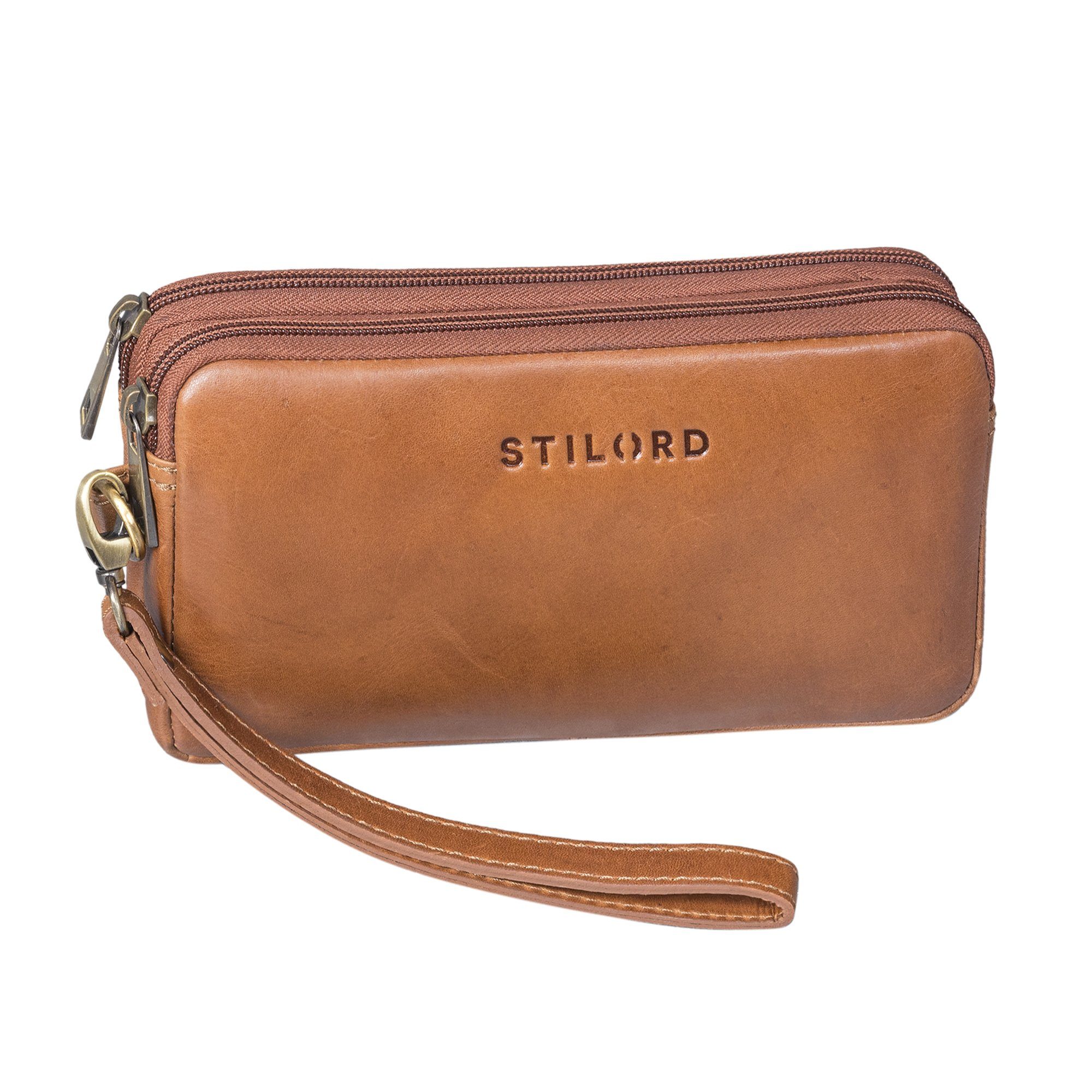 STILORD Handtasche "Richie" Kleine Handgelenktasche Leder günstig online kaufen