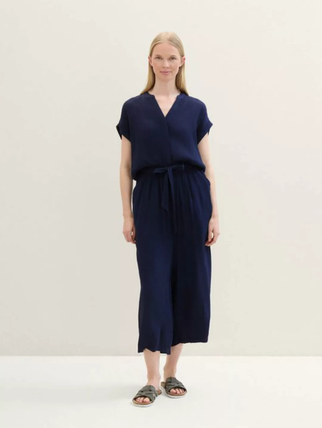 TOM TAILOR Jumpsuit (1-tlg) Drapiert/gerafft günstig online kaufen