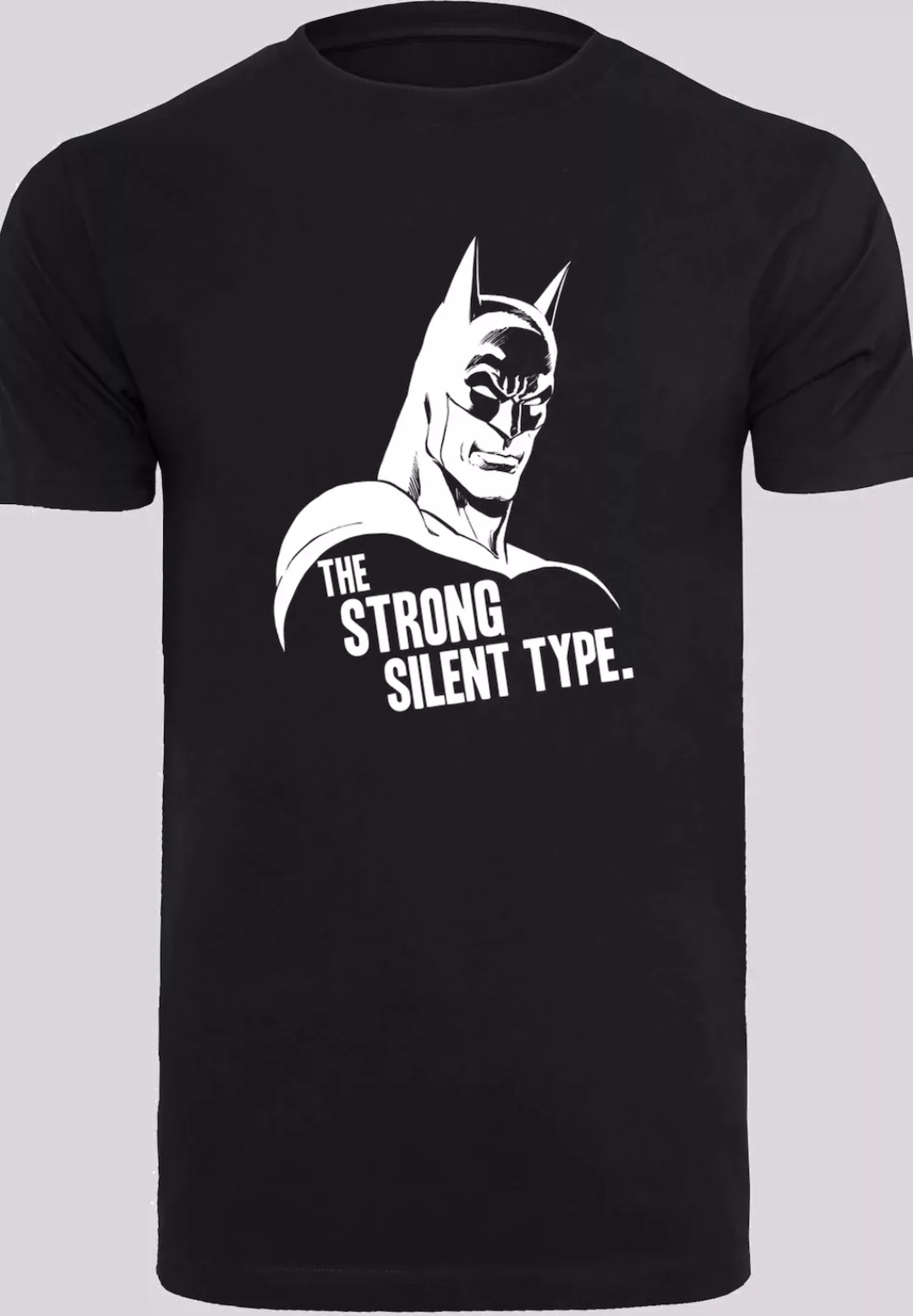 F4NT4STIC Kurzarmshirt "F4NT4STIC Herren Batman Strong Silent with T-Shirt günstig online kaufen