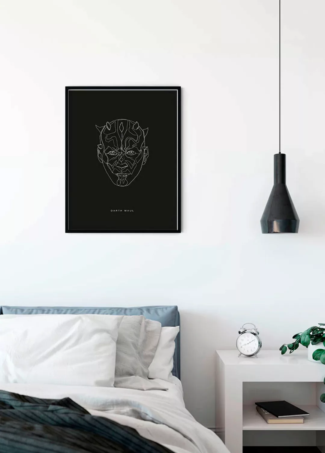 Komar Poster »Star Wars Lines Dark Side Maul«, Star Wars, (1 St.) günstig online kaufen