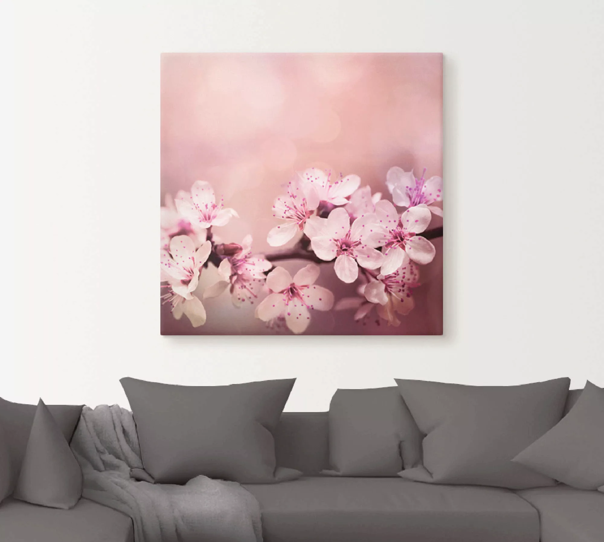 Artland Wandbild "Kirschblüten", Blumen, (1 St.), als Alubild, Outdoorbild, günstig online kaufen