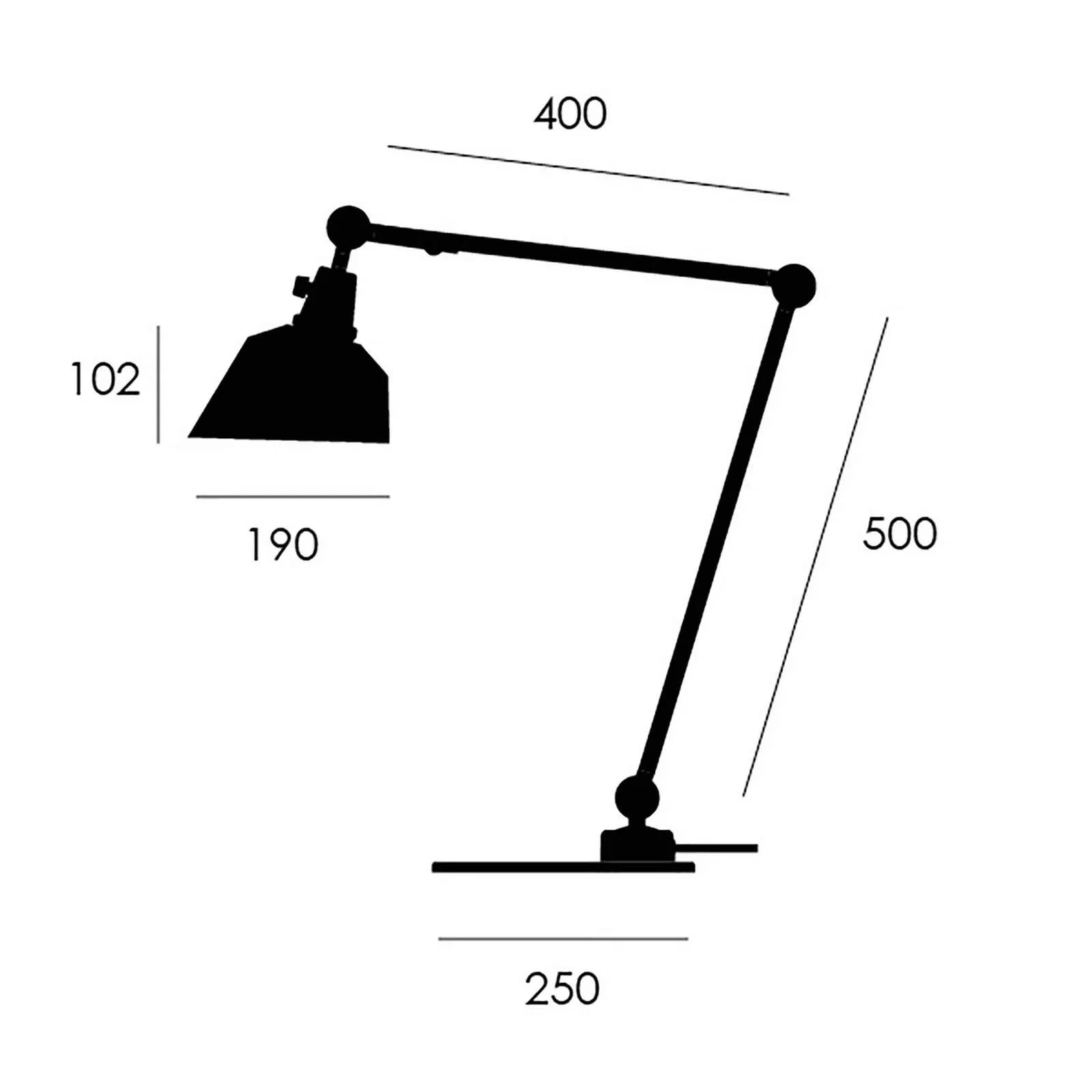 midgard modular TYP 551 Tischleuchte weiß 70 cm günstig online kaufen