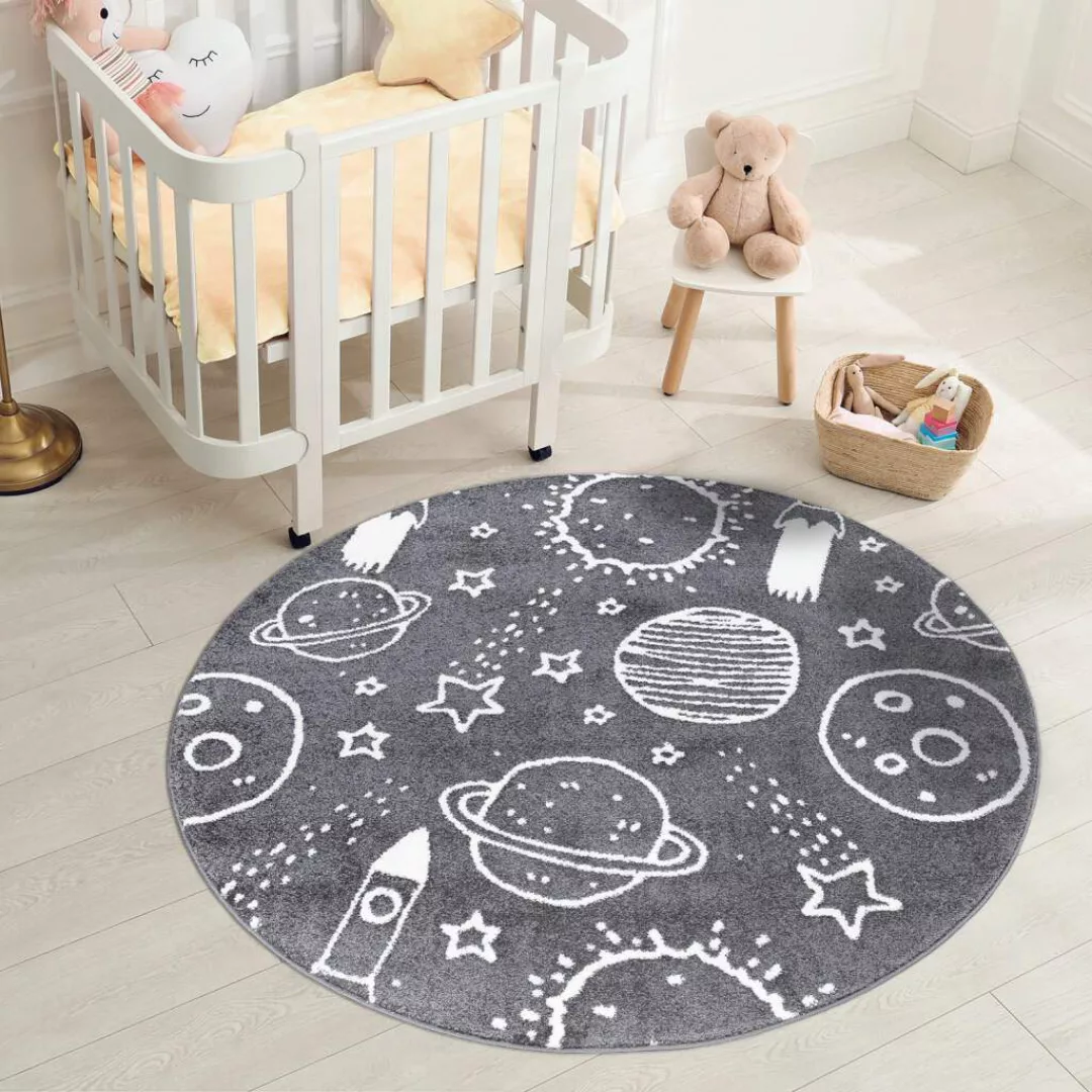 Carpet City Kinderteppich »ANIME912«, rund, 11 mm Höhe, Kinderzimmer Teppic günstig online kaufen