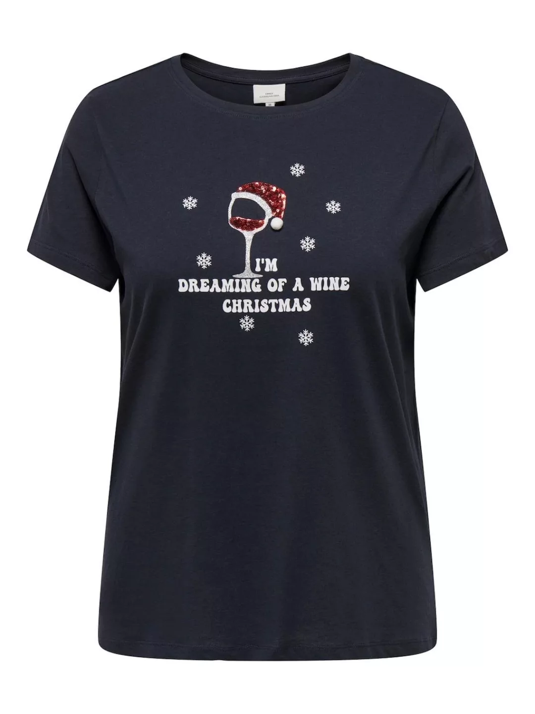 ONLY CARMAKOMA Kurzarmshirt CARXMAS SS REG. TEE JRS günstig online kaufen