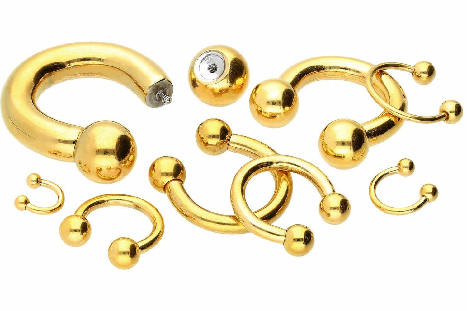 PIERCINGLINE Nasenpiercing Chirurgenstahl Hufeisenring (Hufeisen-Ringe / günstig online kaufen