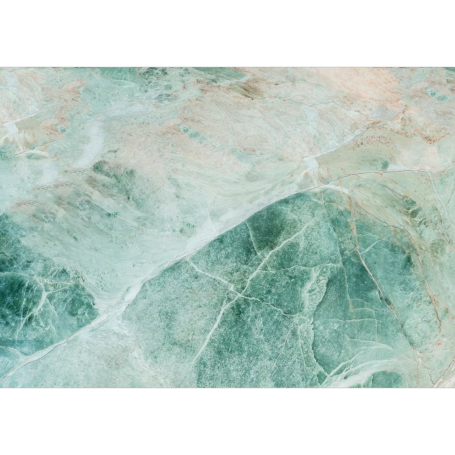 Selbstklebende Fototapete - Turquoise Marble günstig online kaufen