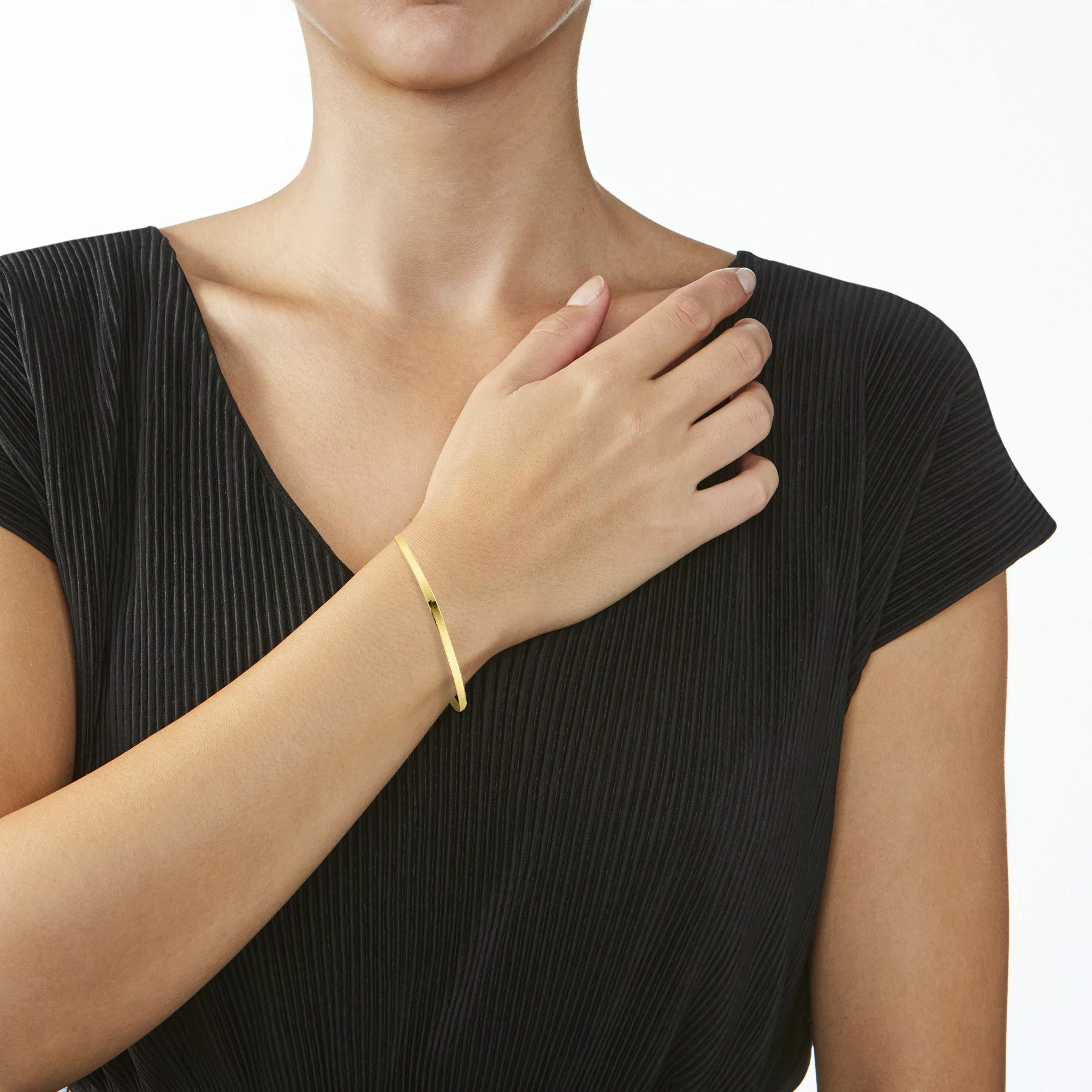Luigi Merano Armband Heringbonekette, Gold 375 günstig online kaufen