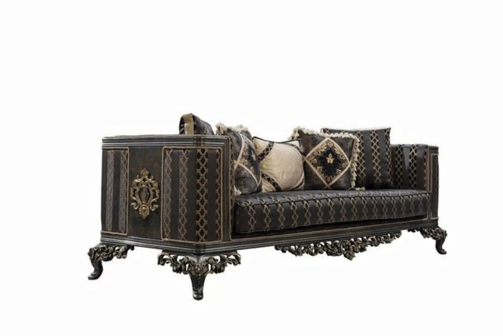 JVmoebel Sofa, Barock Rokoko 3Sitzer Designer Sofa Couch Polster Sofas Couc günstig online kaufen