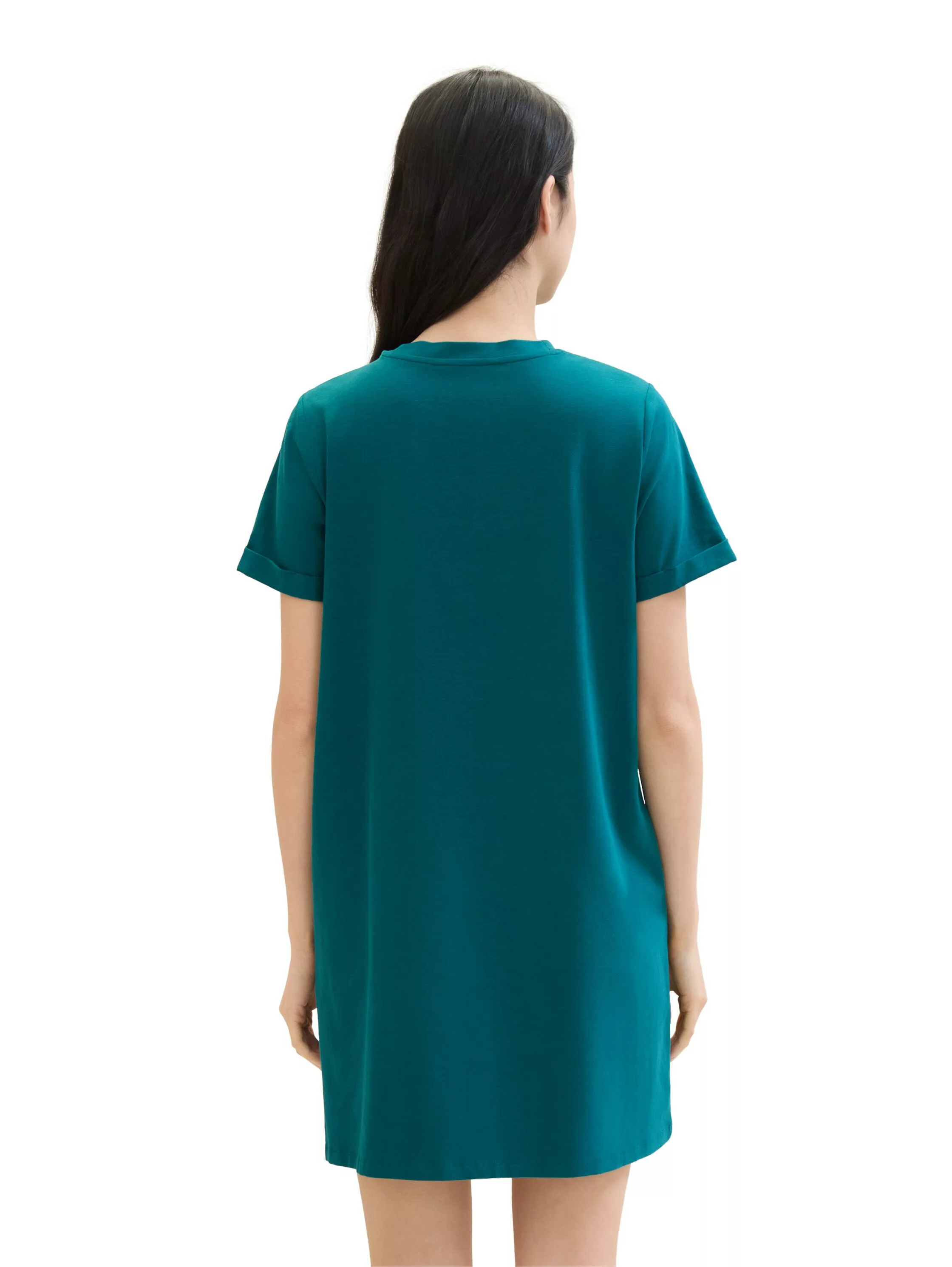 TOM TAILOR Denim Jerseykleid in Melange-Optik günstig online kaufen
