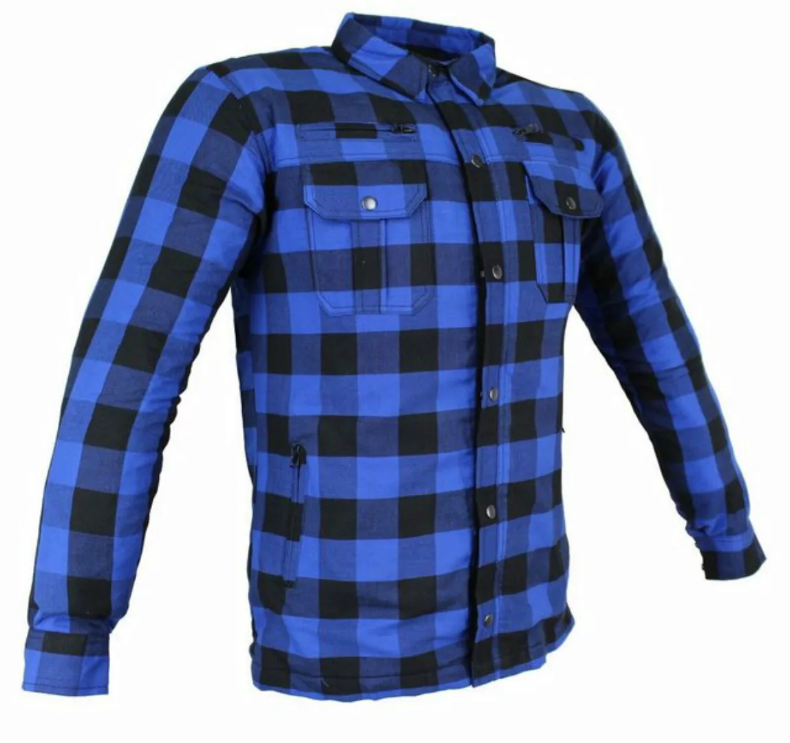 Alpha Speeds Motorradjacke Flanell-Holzfäller Motorrad KEV ARAMID Lumber Bi günstig online kaufen