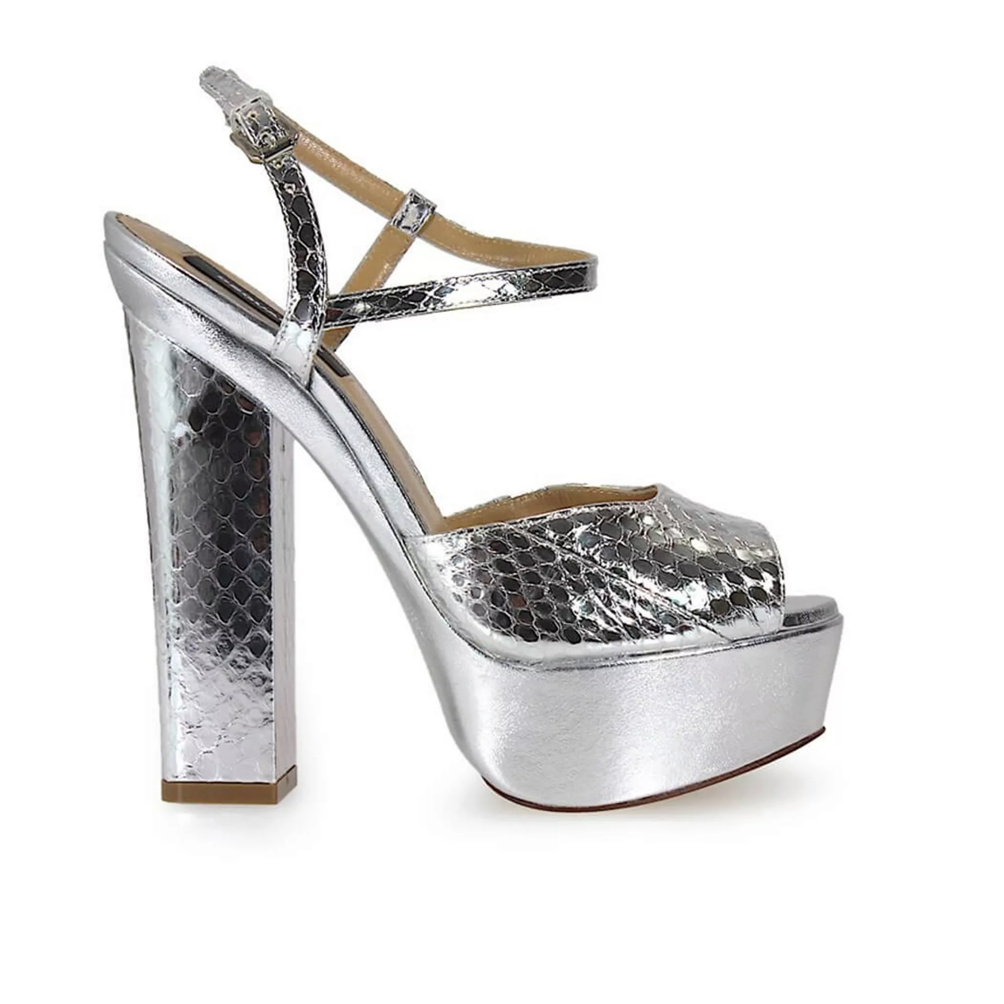 DSQUARED2 Niedrige Sandalen Damen Silber günstig online kaufen