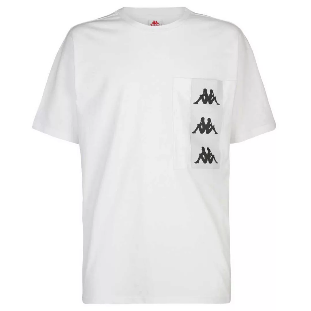 Kappa Ewan Kurzärmeliges T-shirt XL White/White günstig online kaufen
