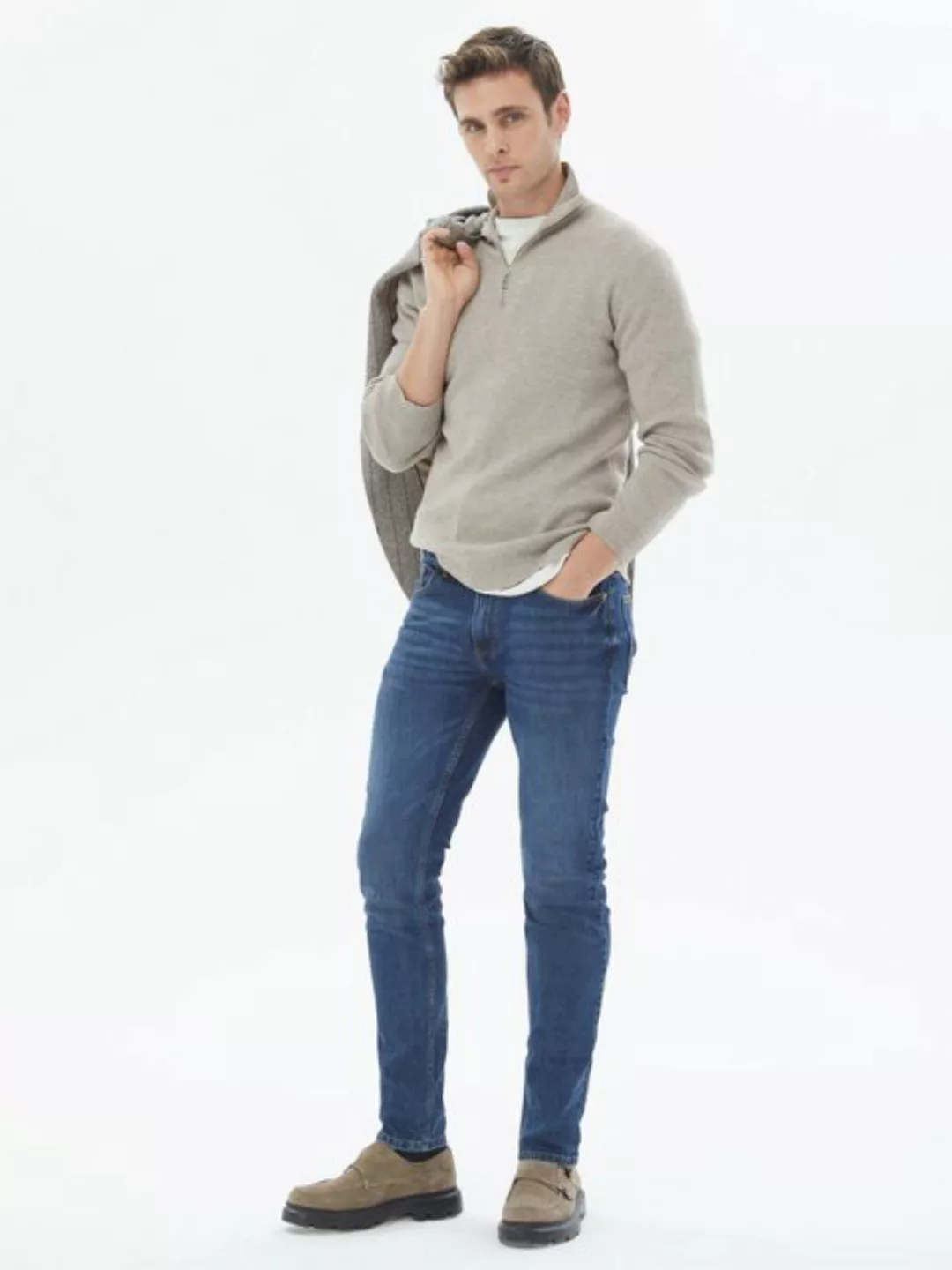 KİP Regular-fit-Jeans Lacivert Slim Fit Denim Baumwollmischung Hose günstig online kaufen