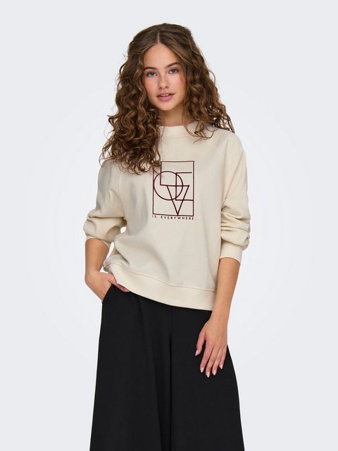 JACQUELINE de YONG Longpullover Pullover Regular Fit Rundhals Langarm mit P günstig online kaufen