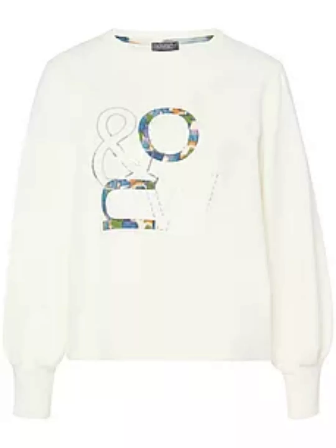 Sweatshirt Rundhals-Ausschnitt MYBC weiss günstig online kaufen